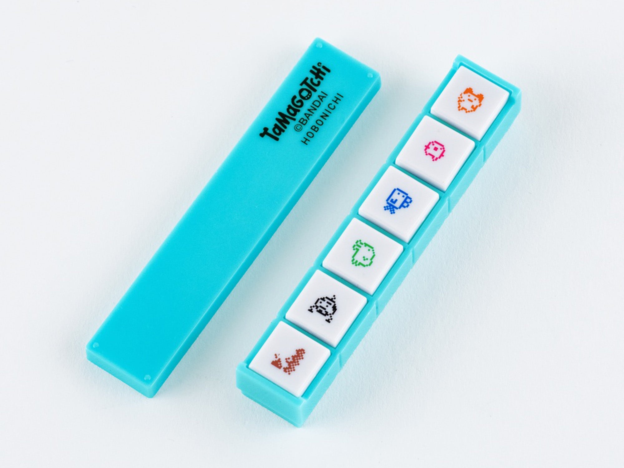 Coming in October! Kodomo no Kao x Hobonichi Pochitto 6 Push-Button Stamp - Tamagotchi