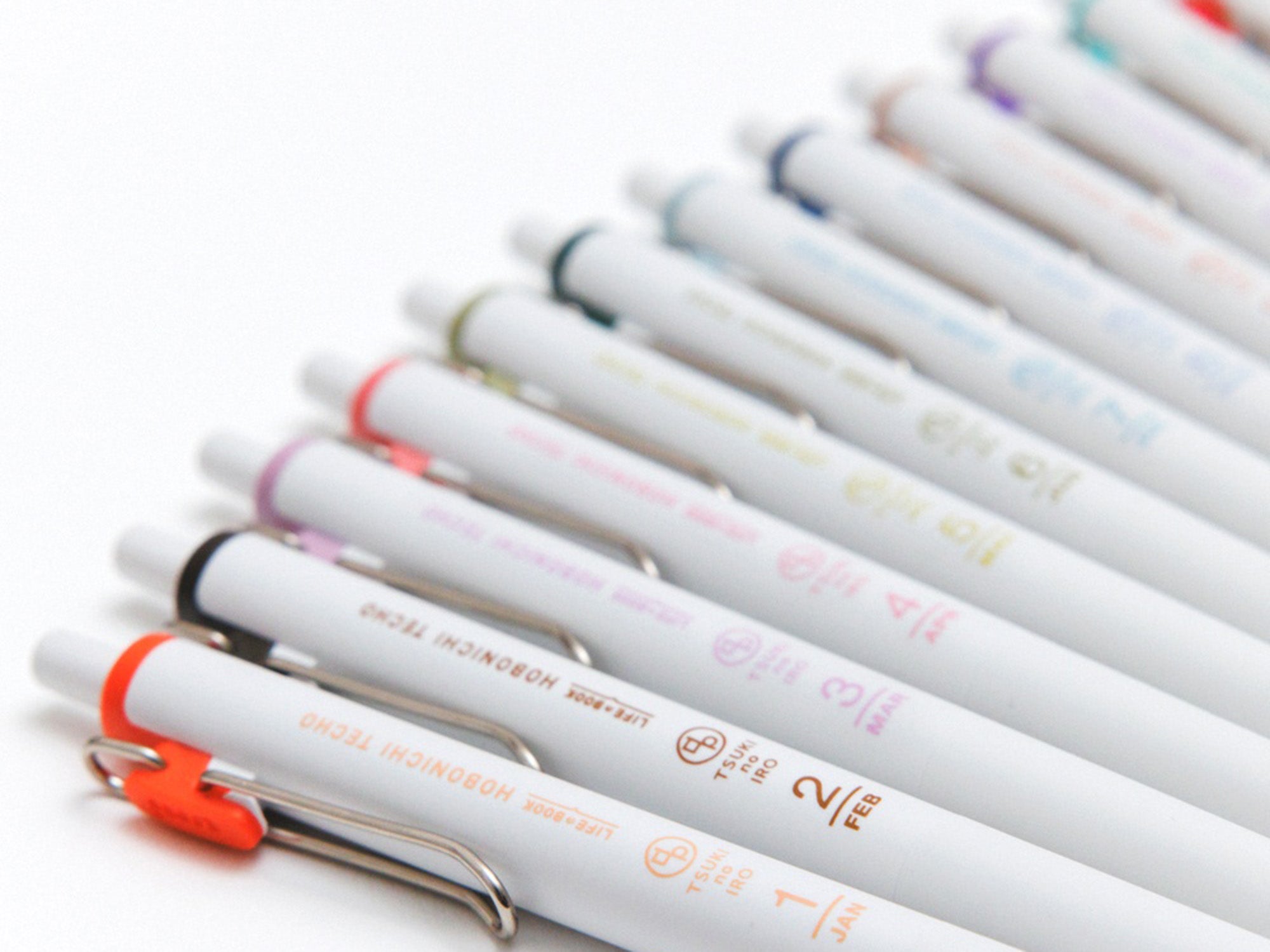 Coming in October! TSUKI no IRO Uniball One July-Dec Set with Case