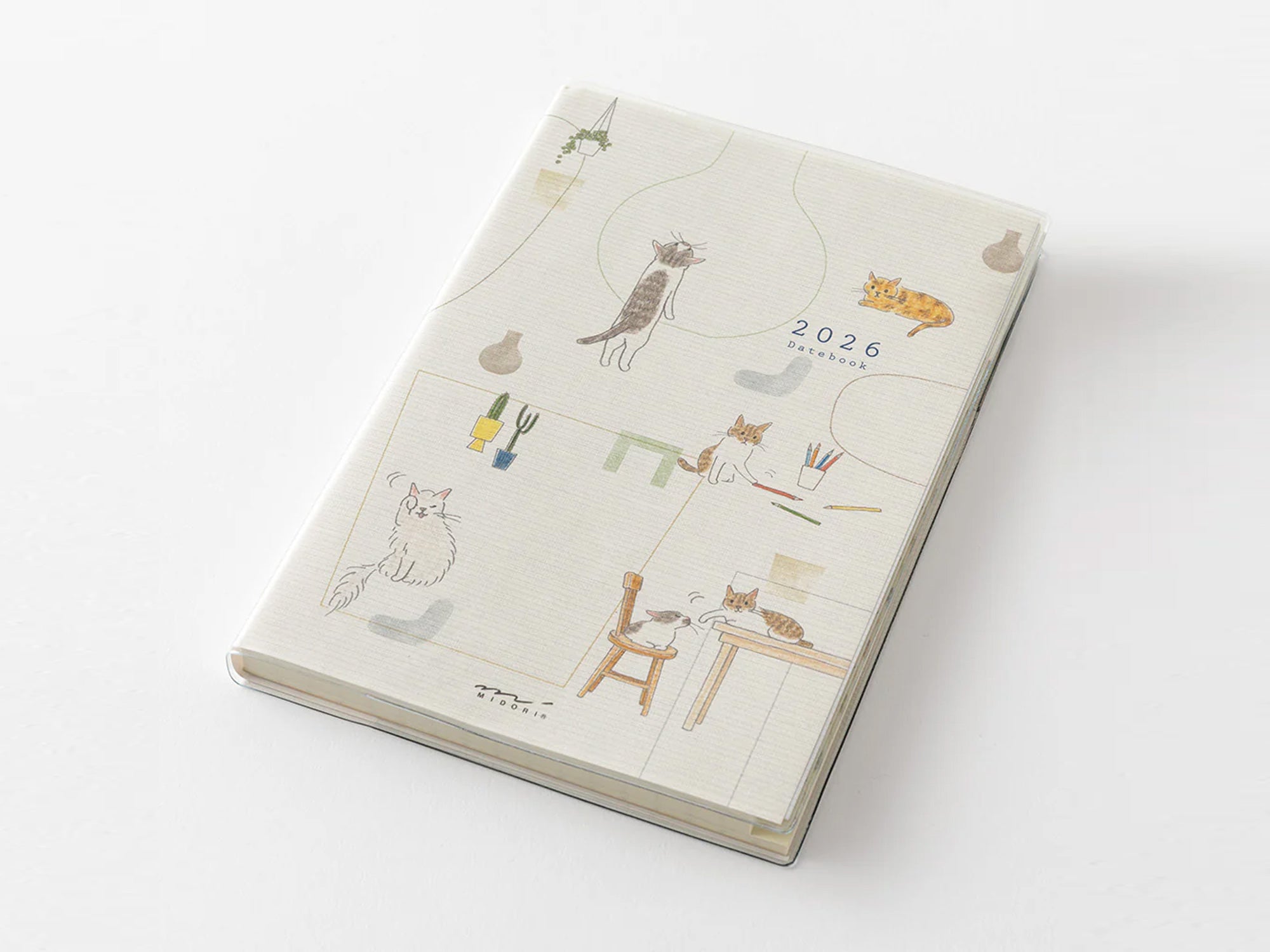 Midori Pocket Diary 2026 B6 - Cat