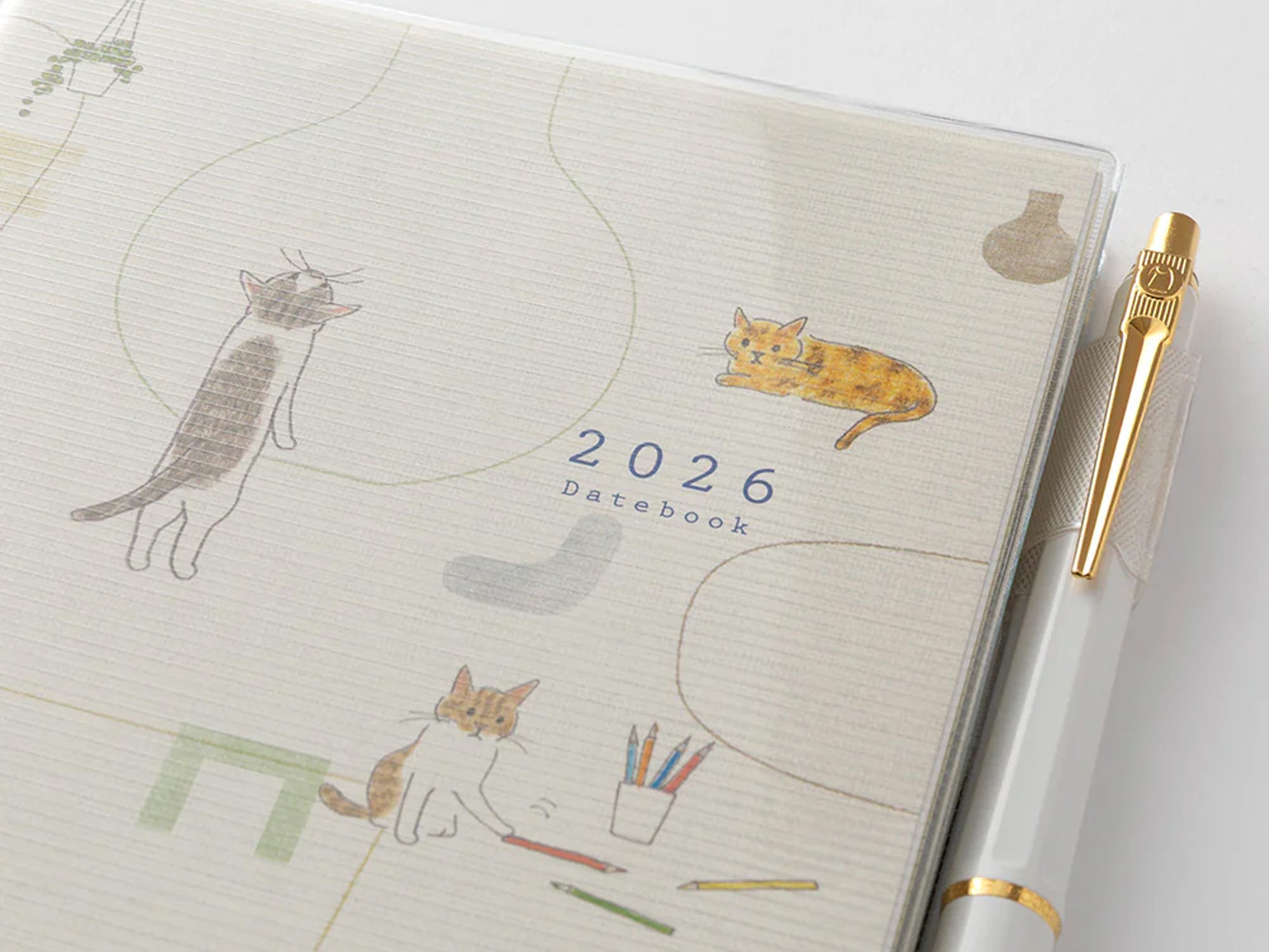 Midori Pocket Diary 2026 B6 - Cat