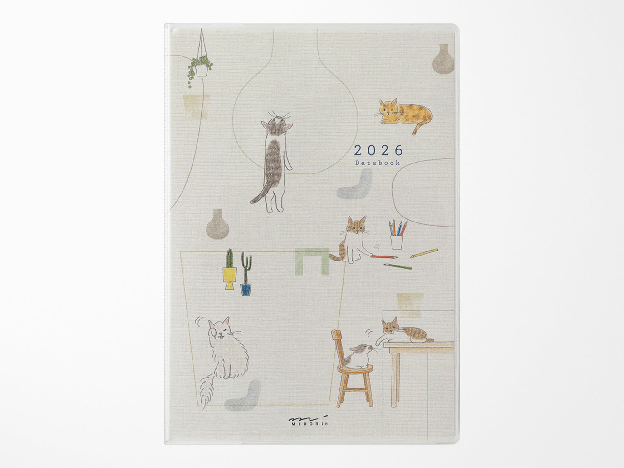 Midori Pocket Diary 2026 B6 - Cat