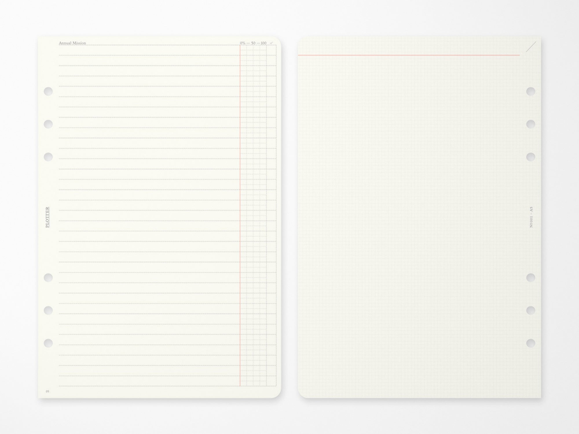 PLOTTER Refill Monthly Schedule Refill 2026 - A5 Size