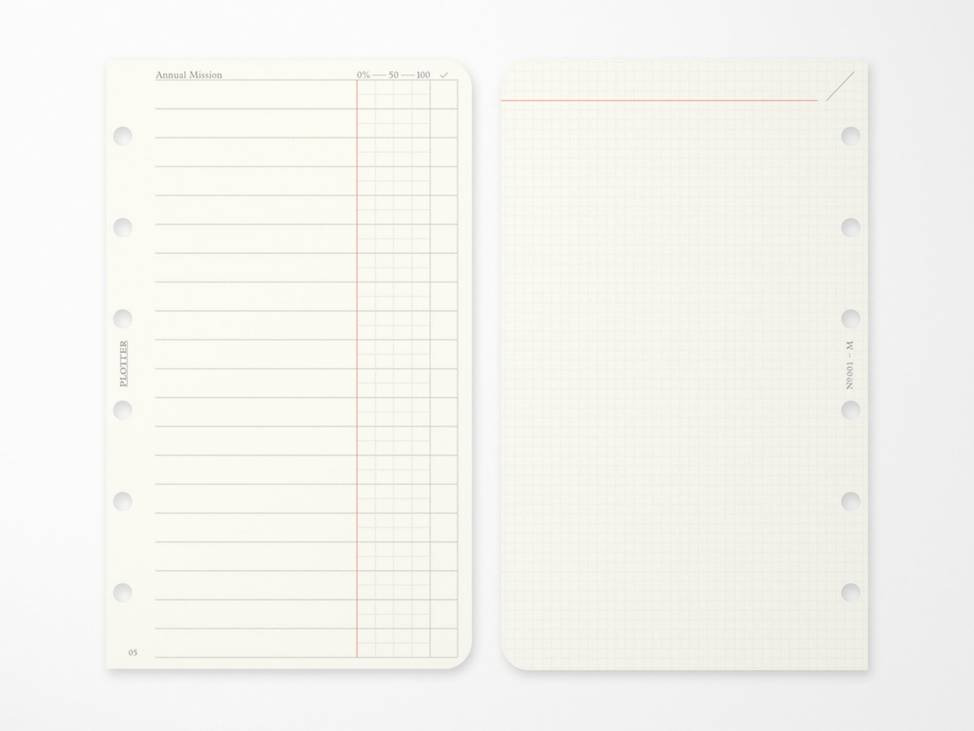 PLOTTER Refill Monthly Schedule Refill 2026 - Mini Size