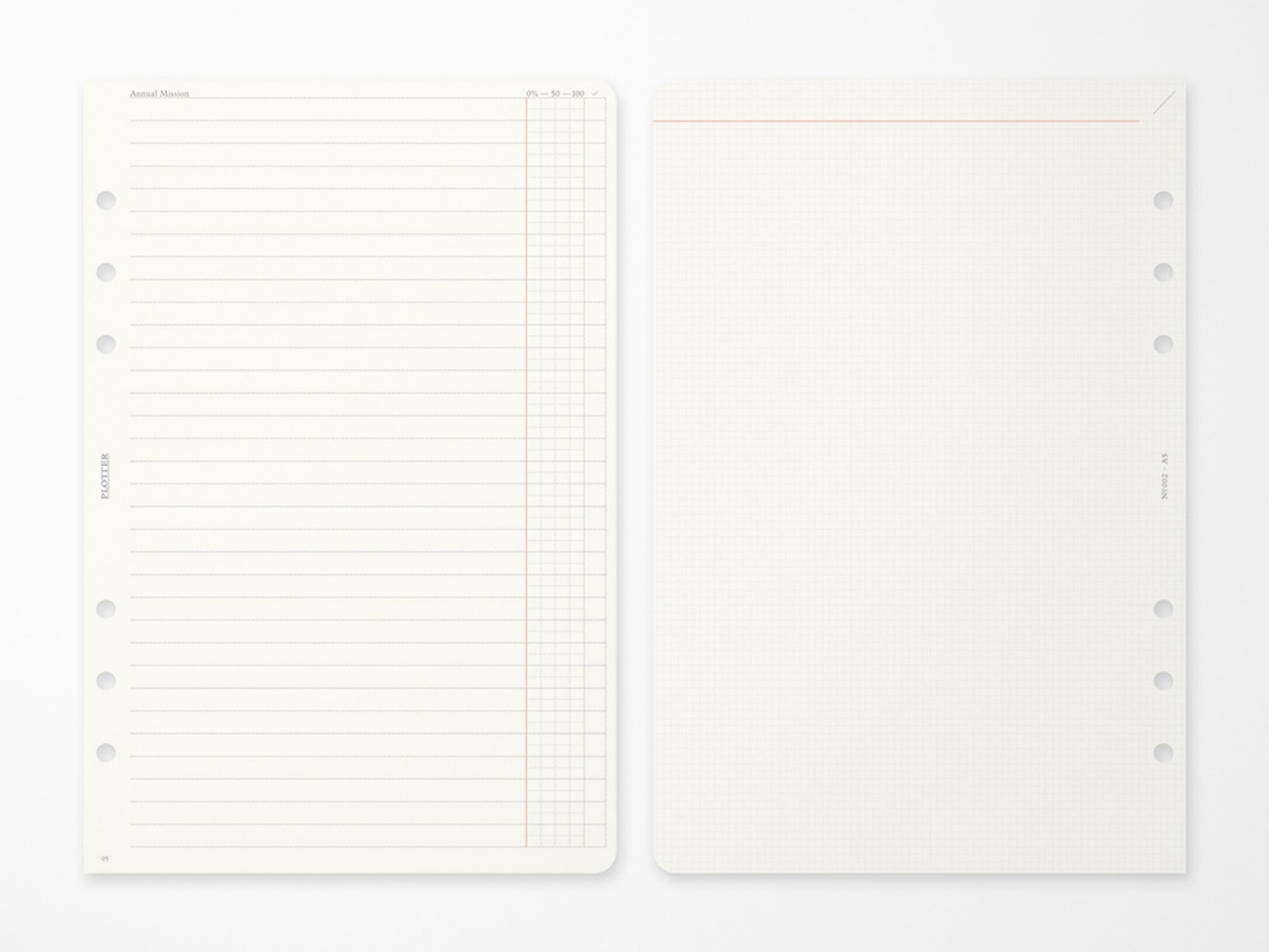 PLOTTER Refill Weekly Schedule Refill 2026 - A5 Size