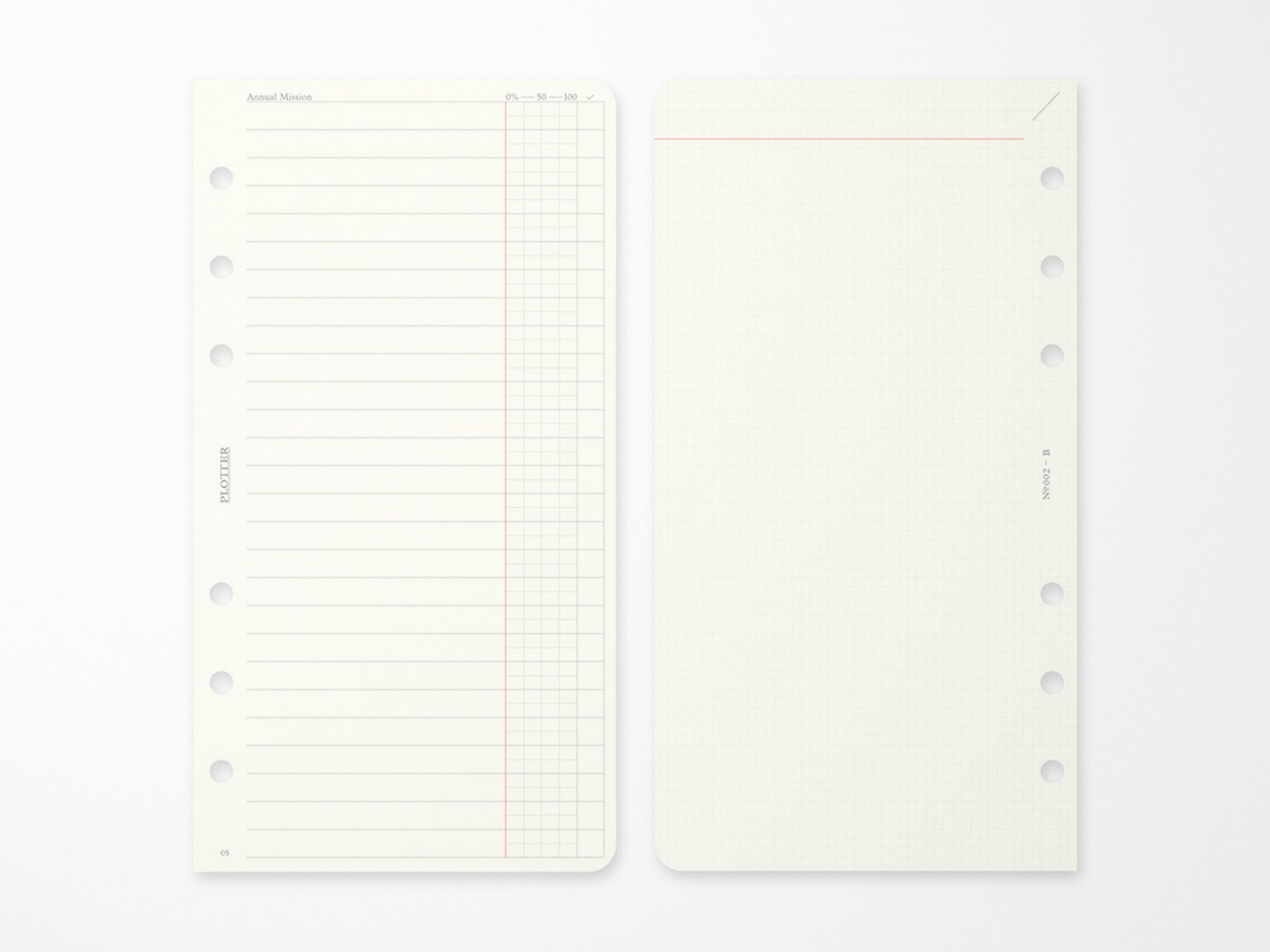 PLOTTER Refill Weekly Schedule Refill 2026 - Bible Size