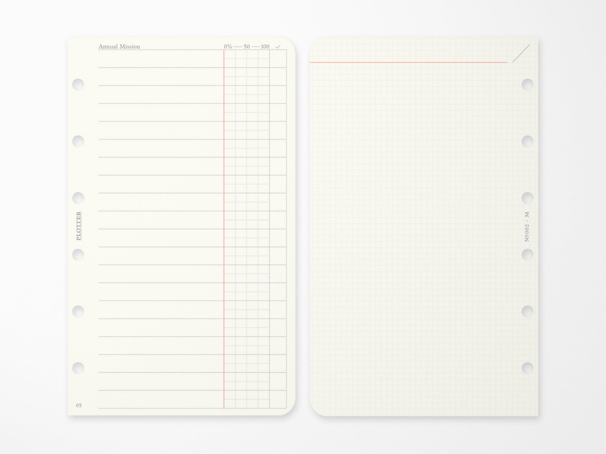 PLOTTER Refill Weekly Schedule Refill 2026 - Mini Size