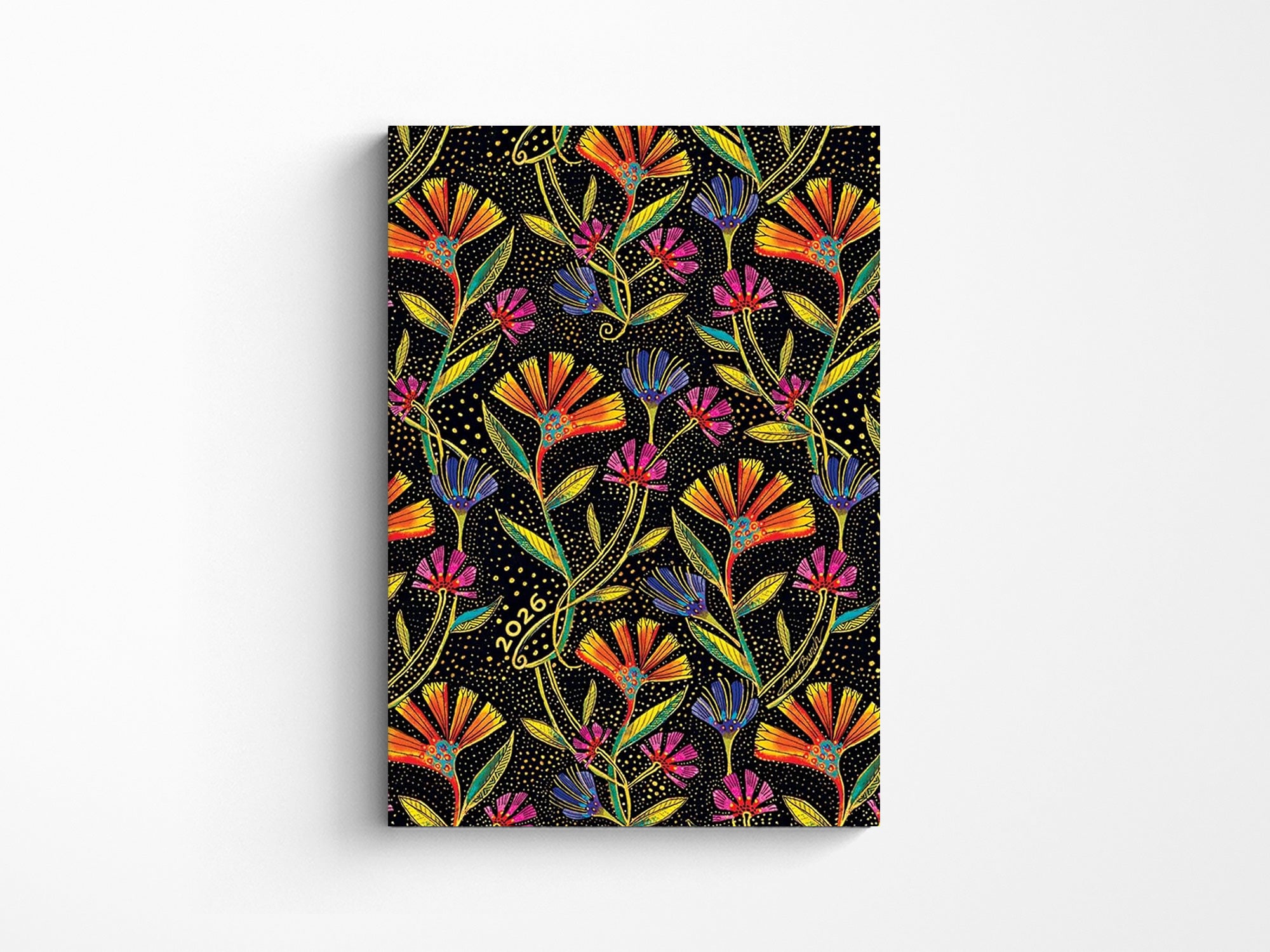 Paperblanks 2026 Daily Planner Midi Flexi - Wild Flowers