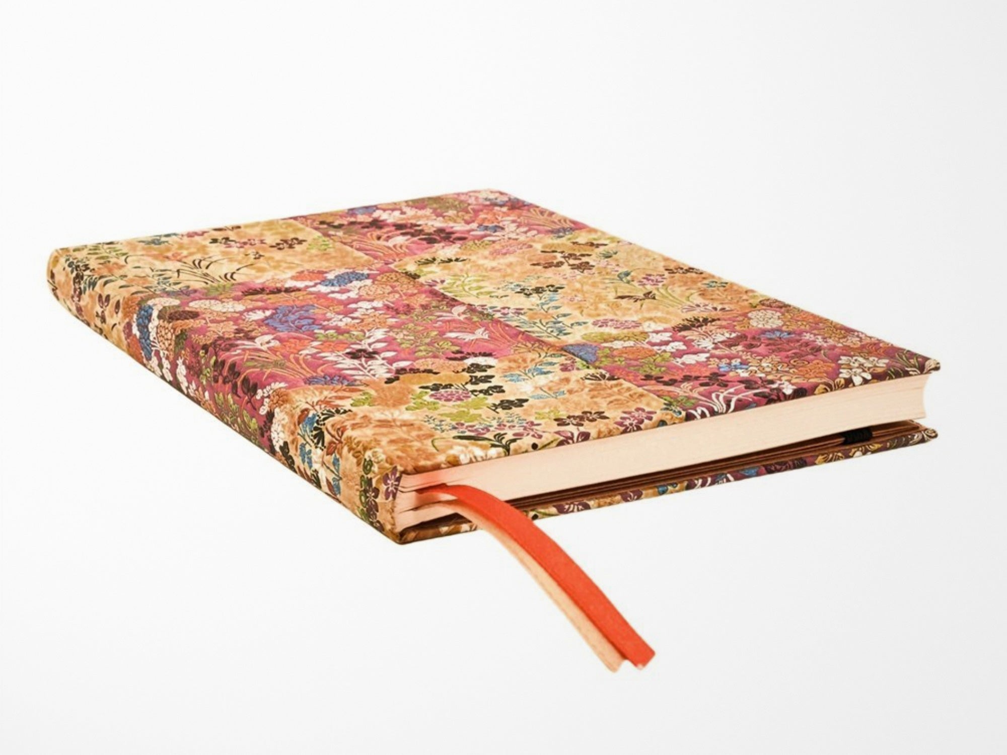 Paperblanks 2026 Weekly Planner Maxi Horizontal - Kara-ori Pink | Japanese Kimono