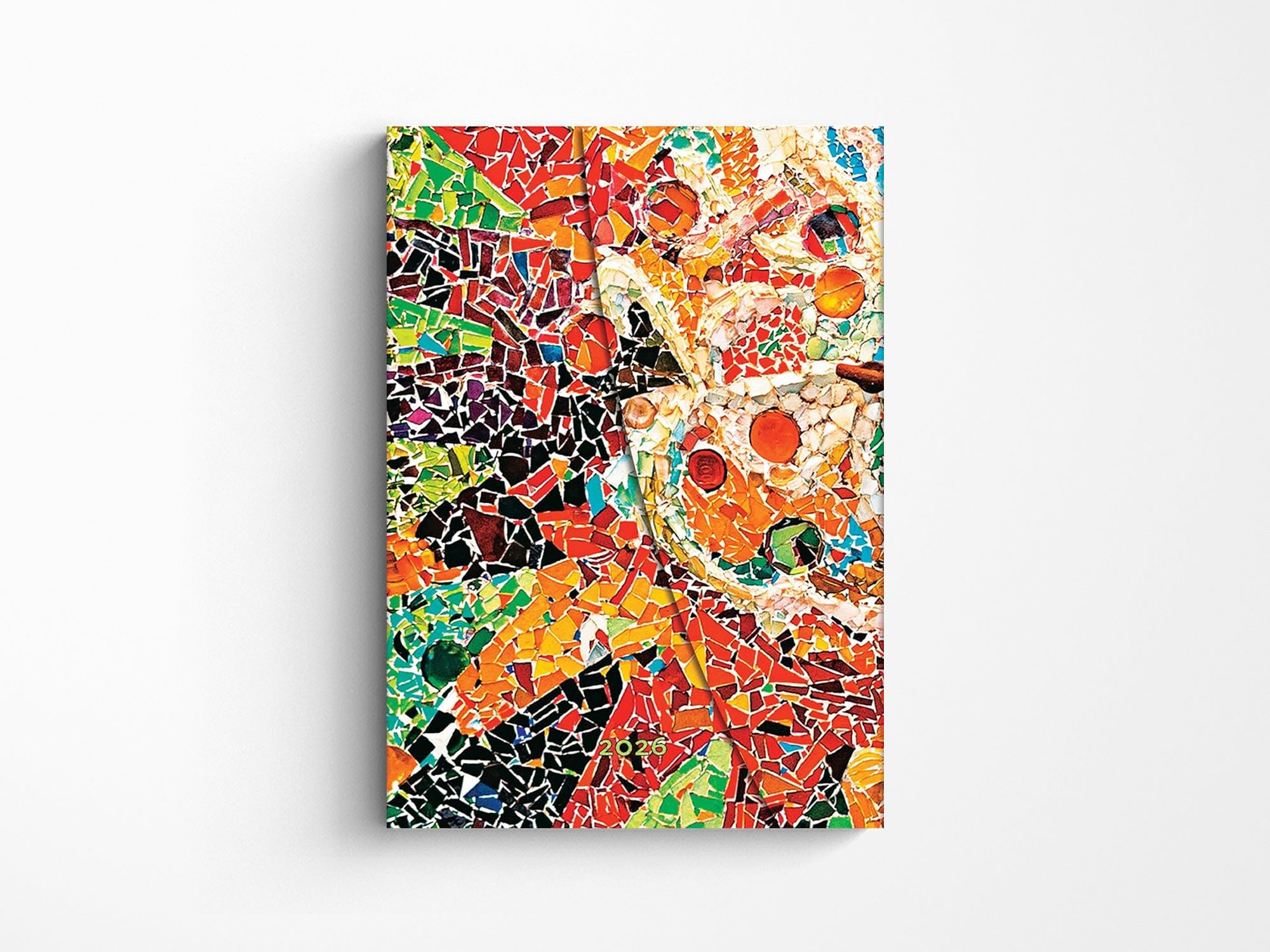 Paperblanks 2026 Weekly Planner Midi Horizontal - Gaudi's Sun Mosaic