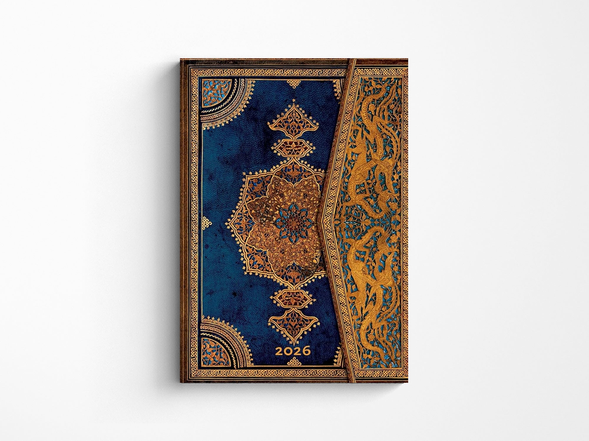 Paperblanks 2026 Weekly Planner Midi Horizontal - Safavid Indigo