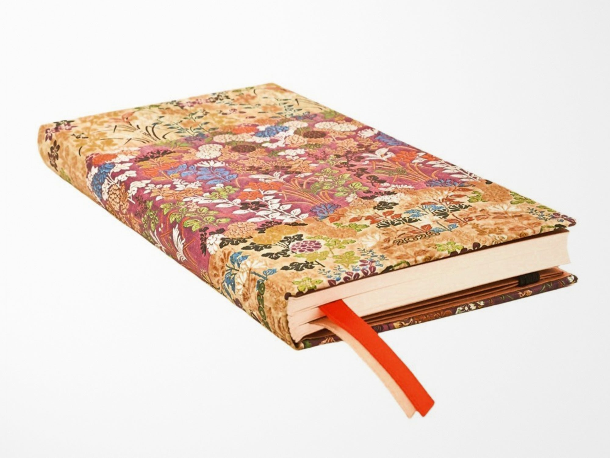 Paperblanks 2026 Weekly Planner Slim Horizontal - Kara-ori | Pink Japanese Kimono