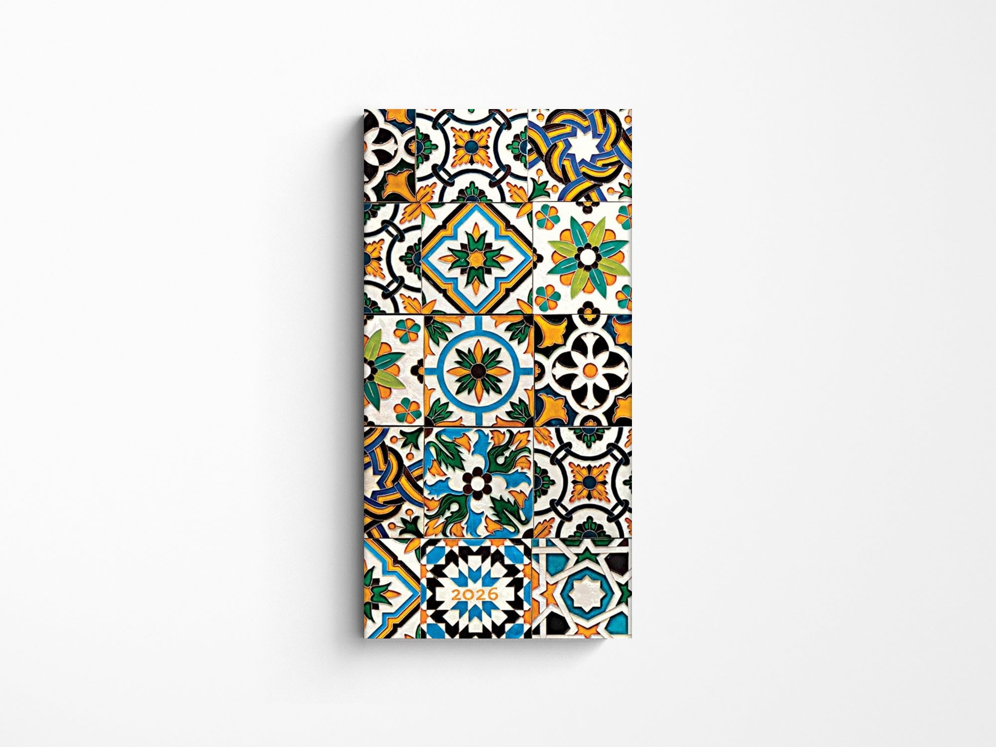 Paperblanks 2026 Weekly Planner Slim Horizontal - Porto Portuguese Tiles