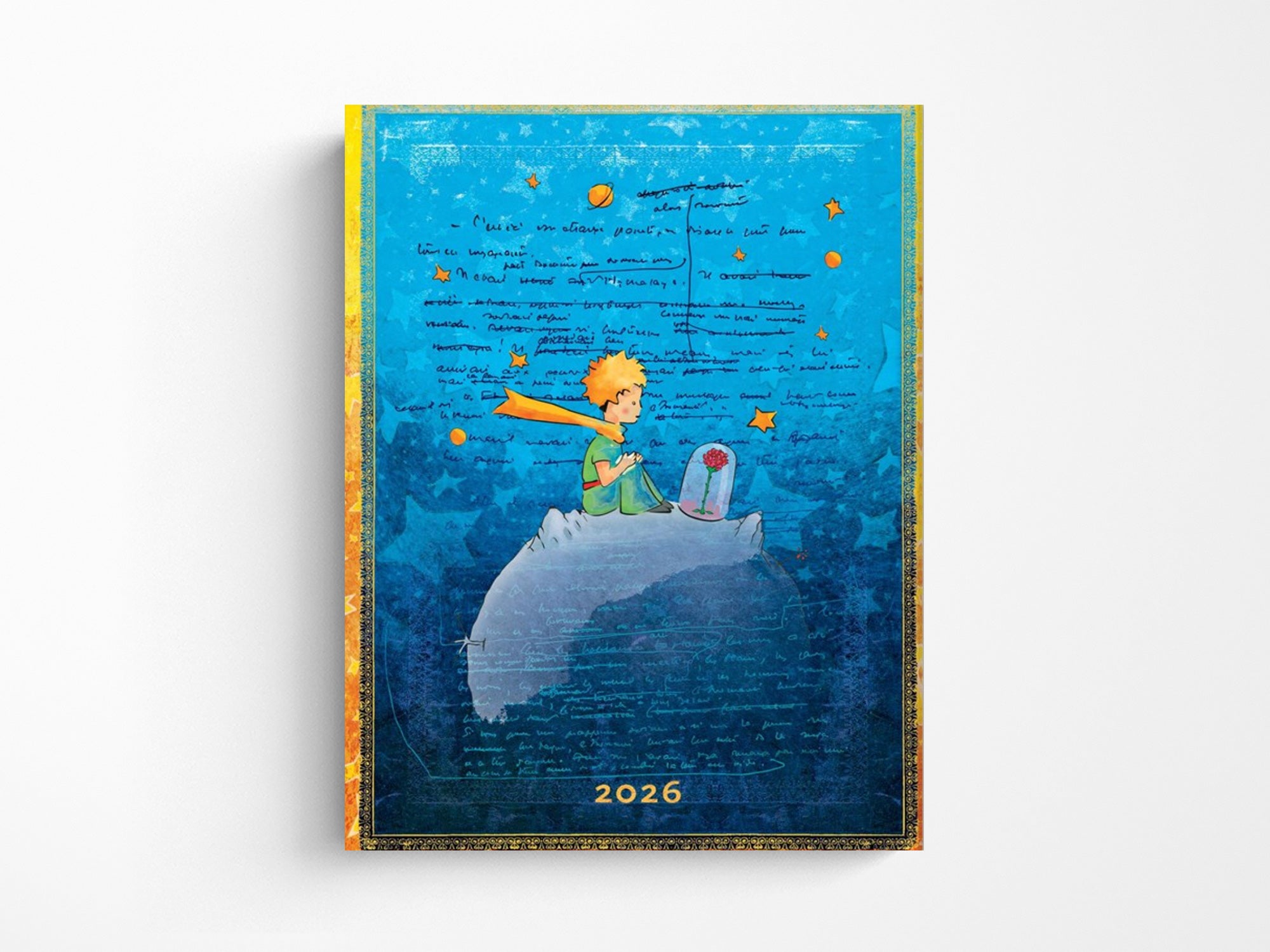Paperblanks 2026 Weekly Planner Ultra Flexi Vertical - Saint-Exupery, The Little Prince