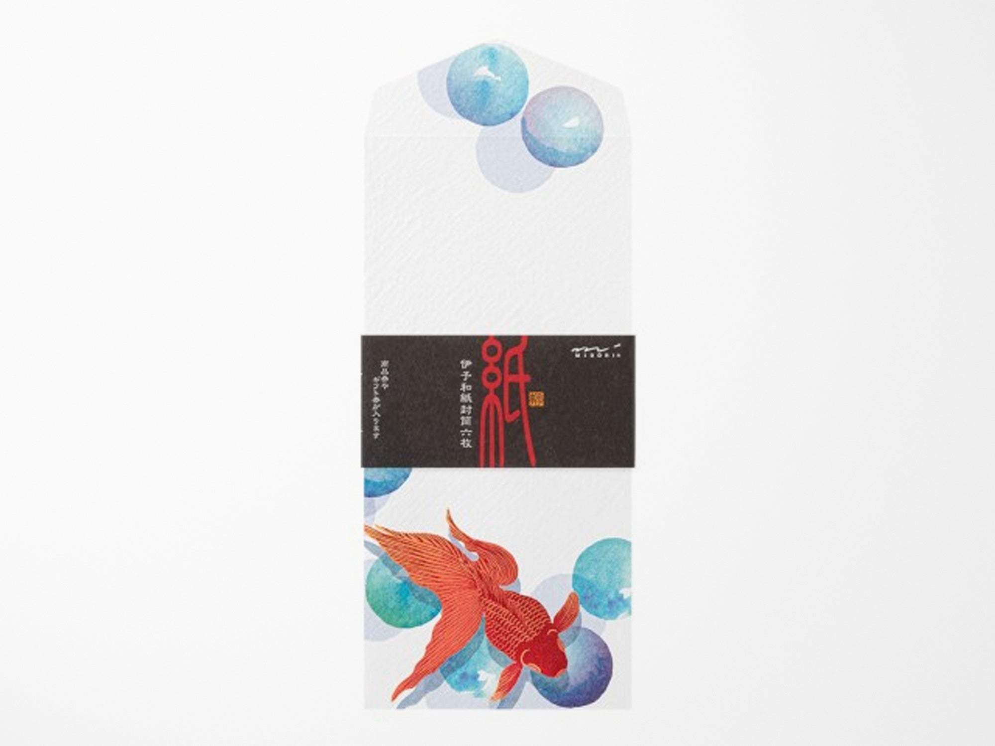 Midori Seasonal Envelopes - 172 Marble and Goldfish