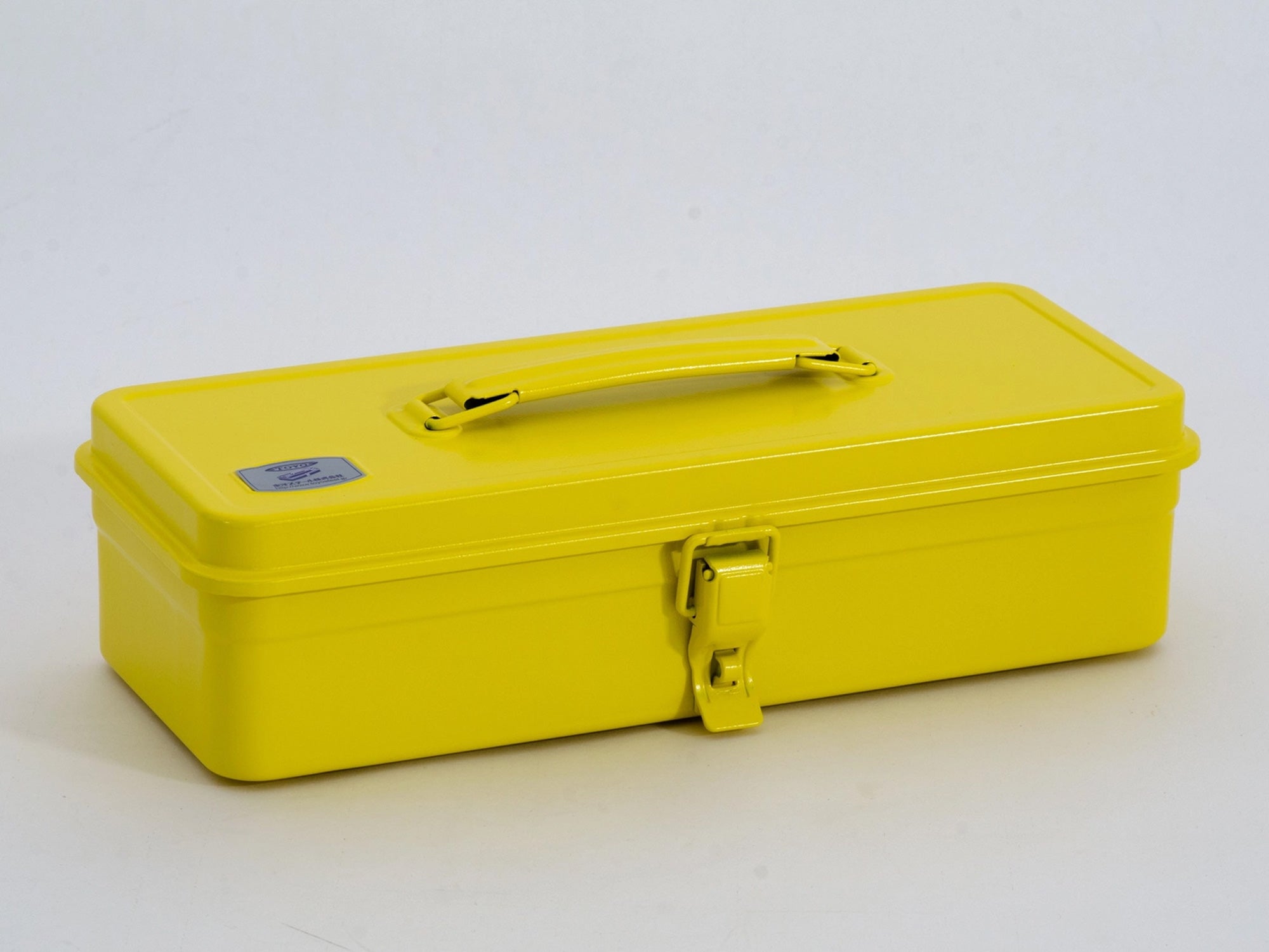 Steel Tool Box With Handle and Flat Lid