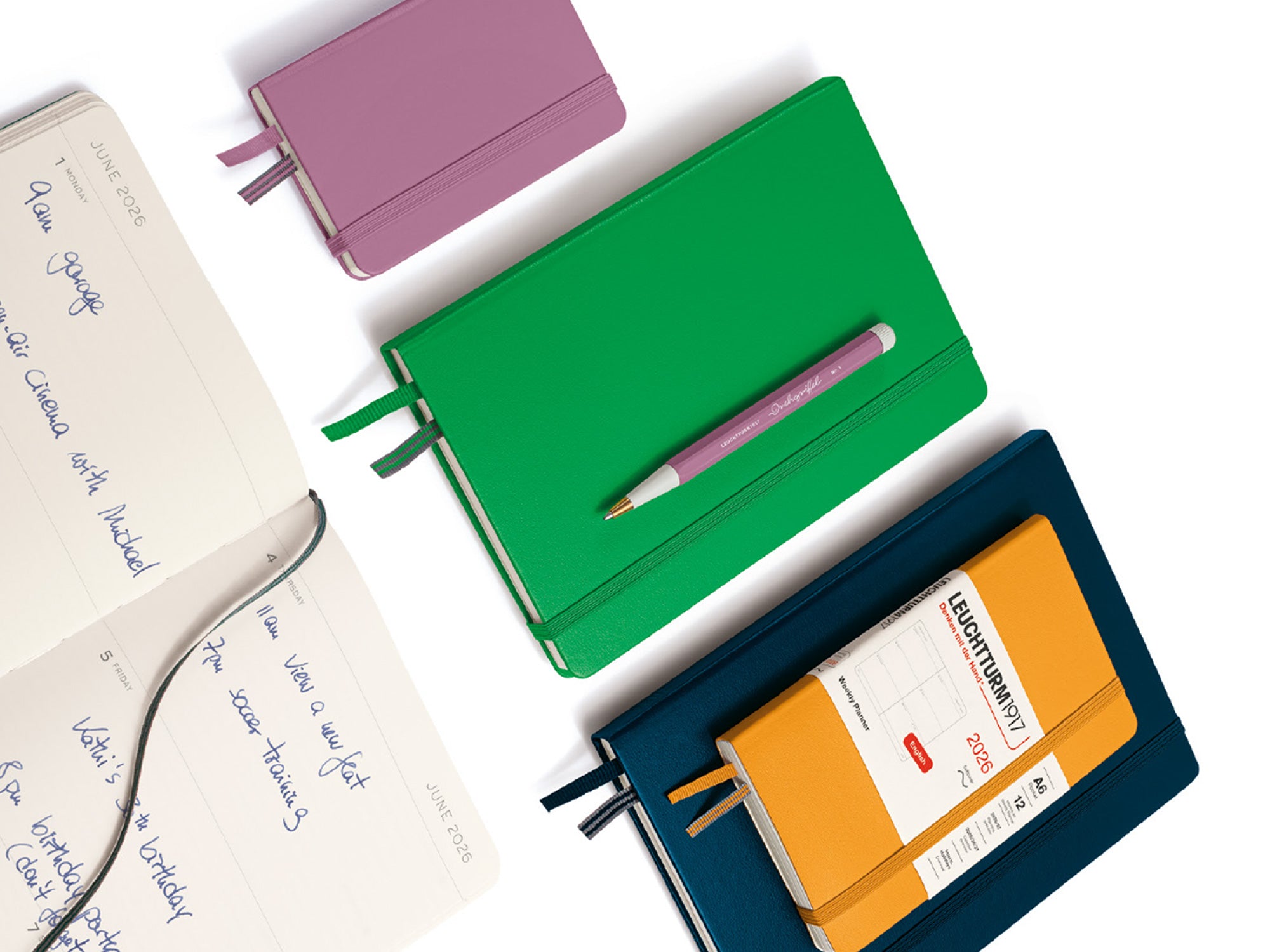 2026 Leuchtturm 1917 Weekly Planner - SPRING LEAF Softcover