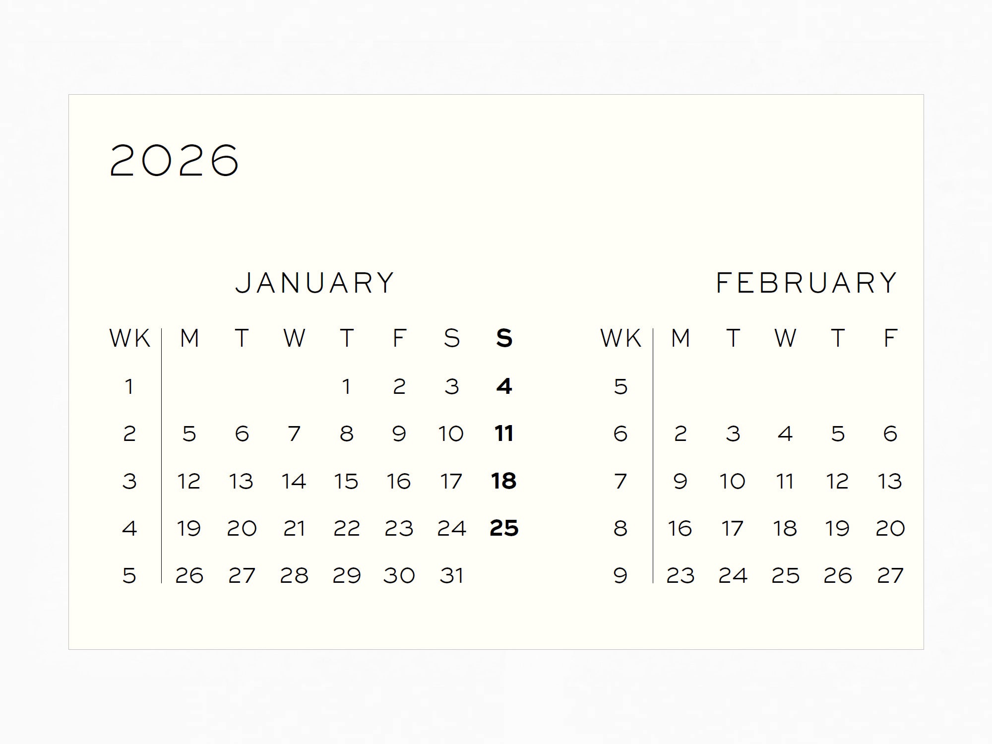 2026 Leuchtturm 1917 Weekly Planner & Notebook - INK Hardcover, Dotted Pages