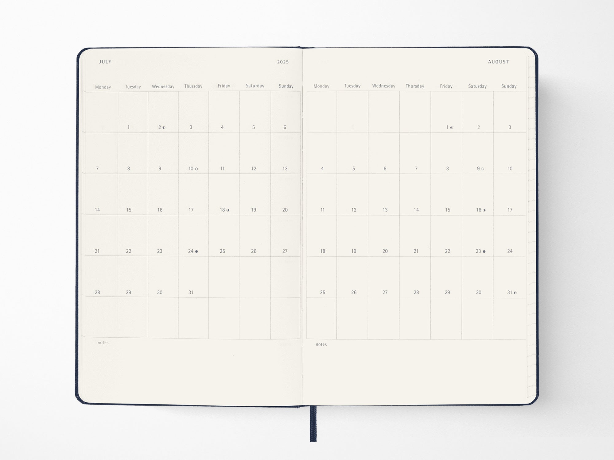 2026 Moleskine Daily Planner - BLACK Hardcover