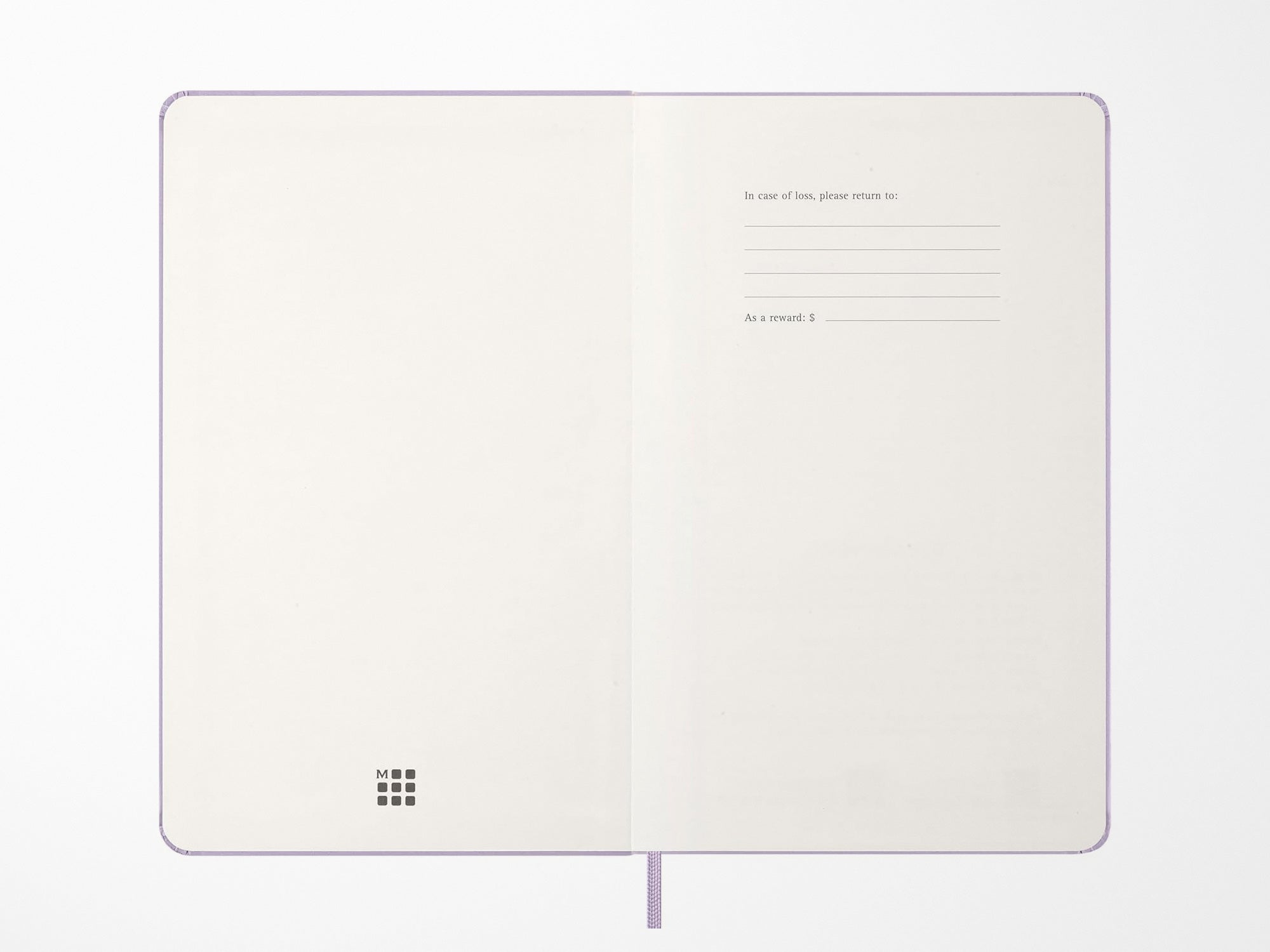 2026 Moleskine Daily Planner - PASTEL LILAC Hardcover
