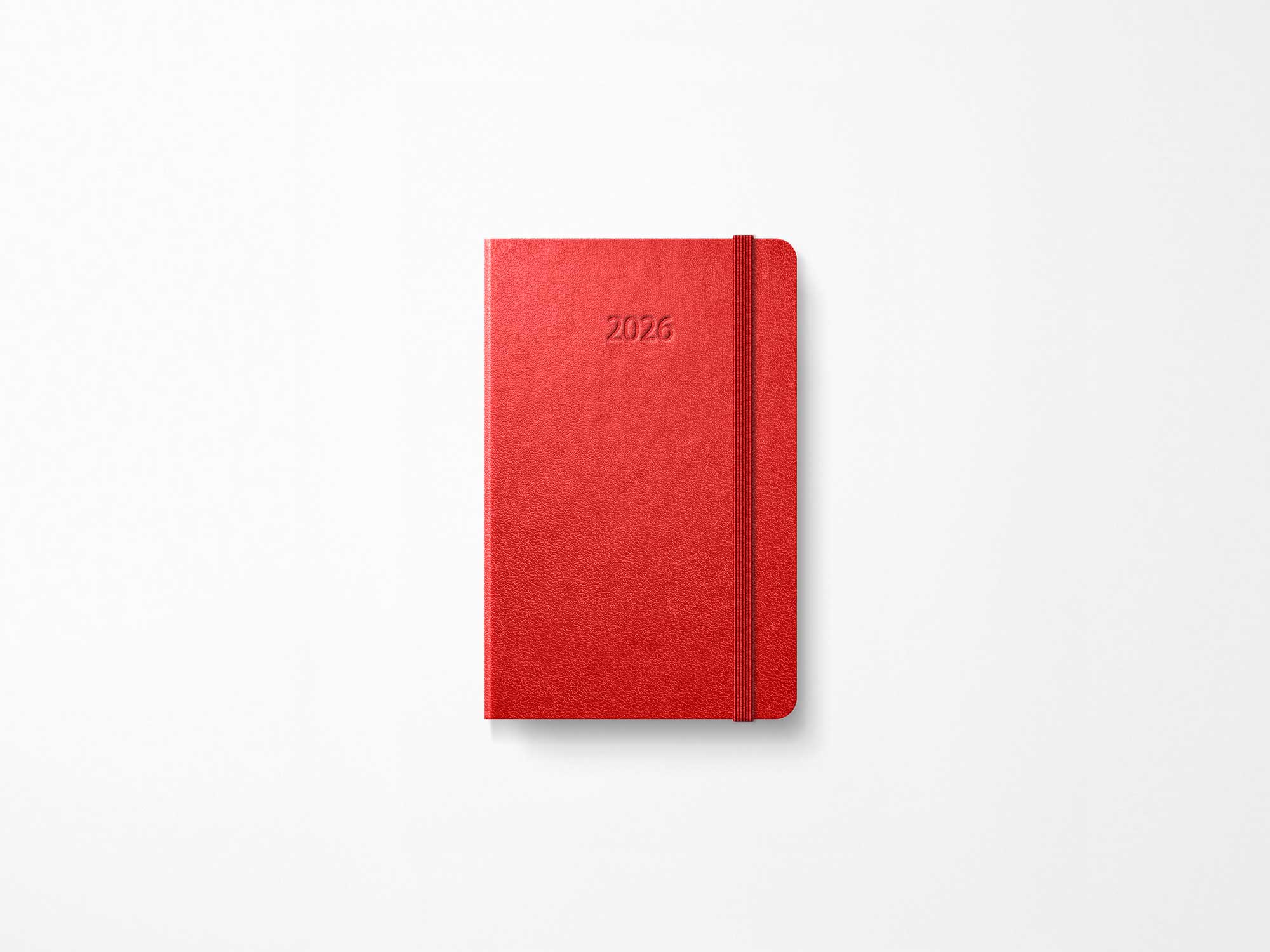 2026 Moleskine Weekly Planner - SCARLET RED Hardcover