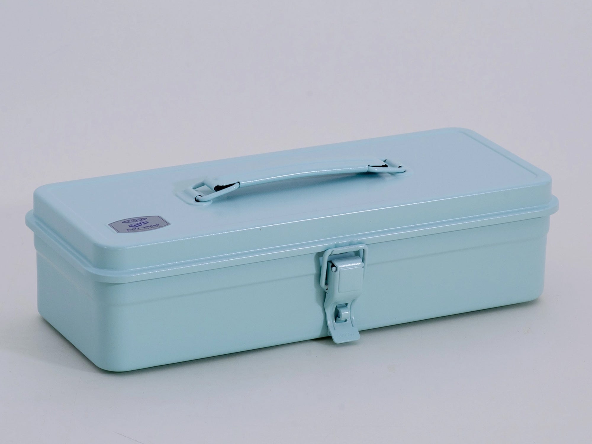 Steel Tool Box With Handle and Flat Lid