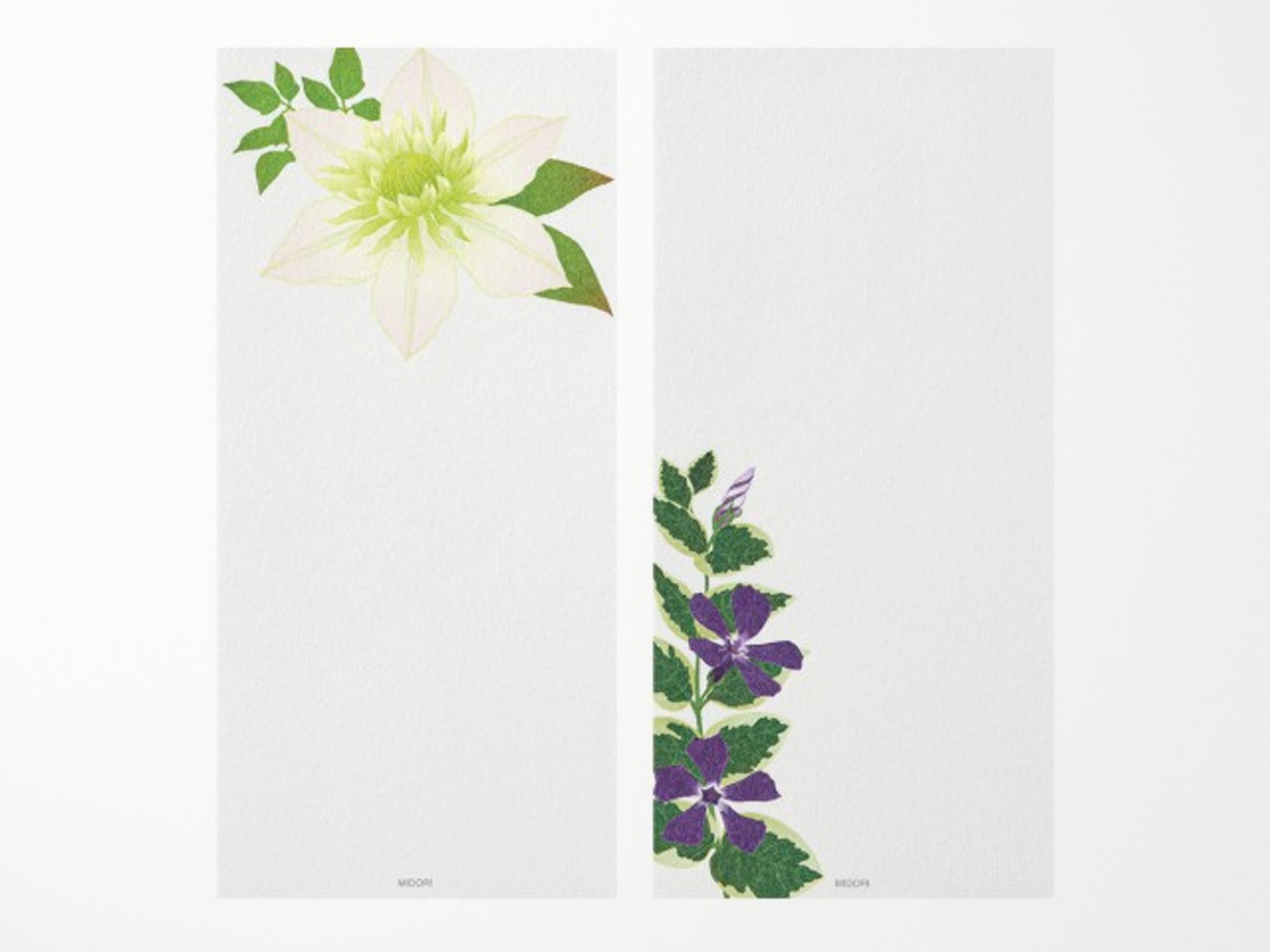 Midori Seasonal Memo Letter Pad - 587 Summer Flowers