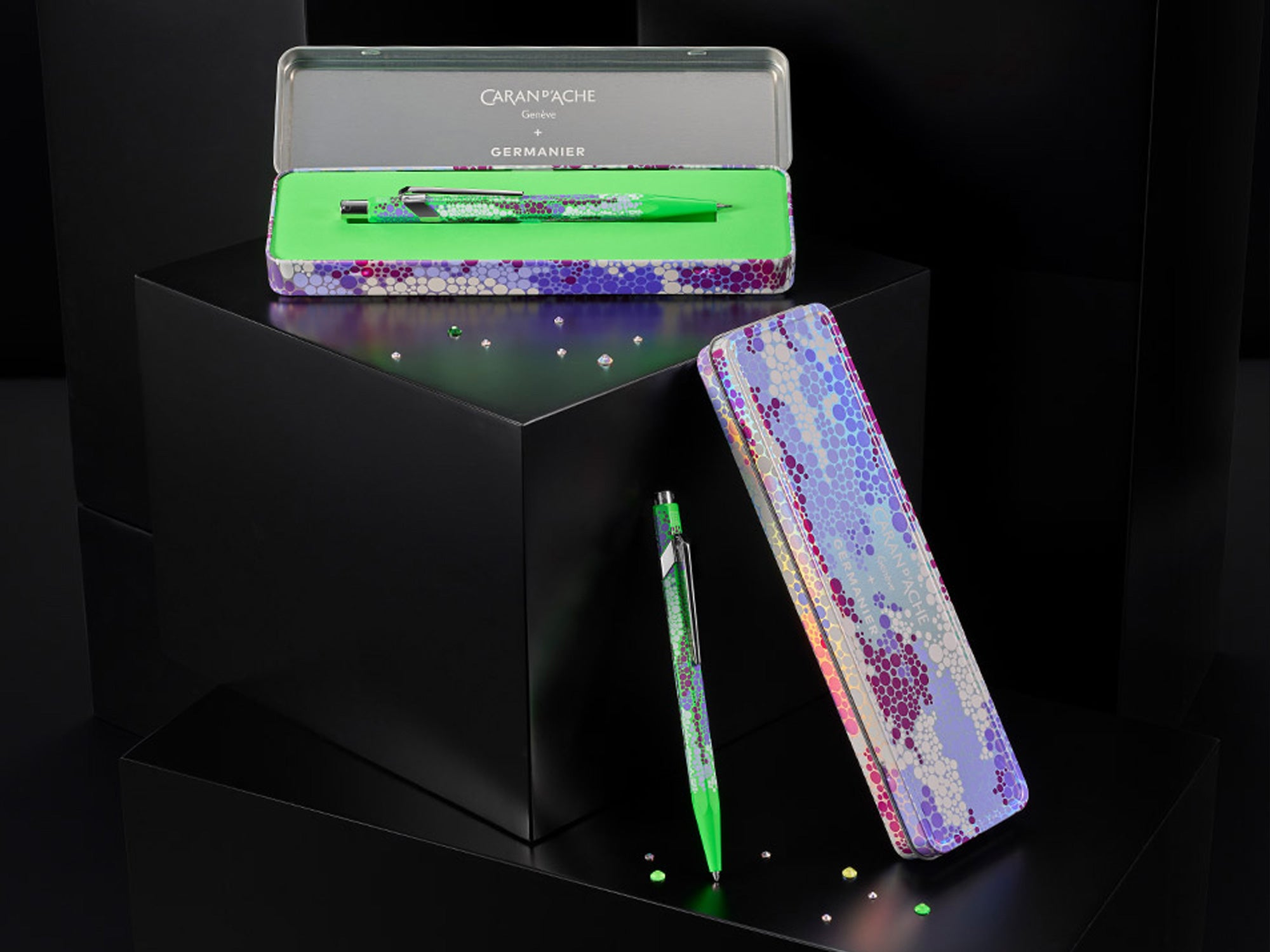 Caran D'Ache 849 Mechanical Pencil Kevin Germanier Neon Green