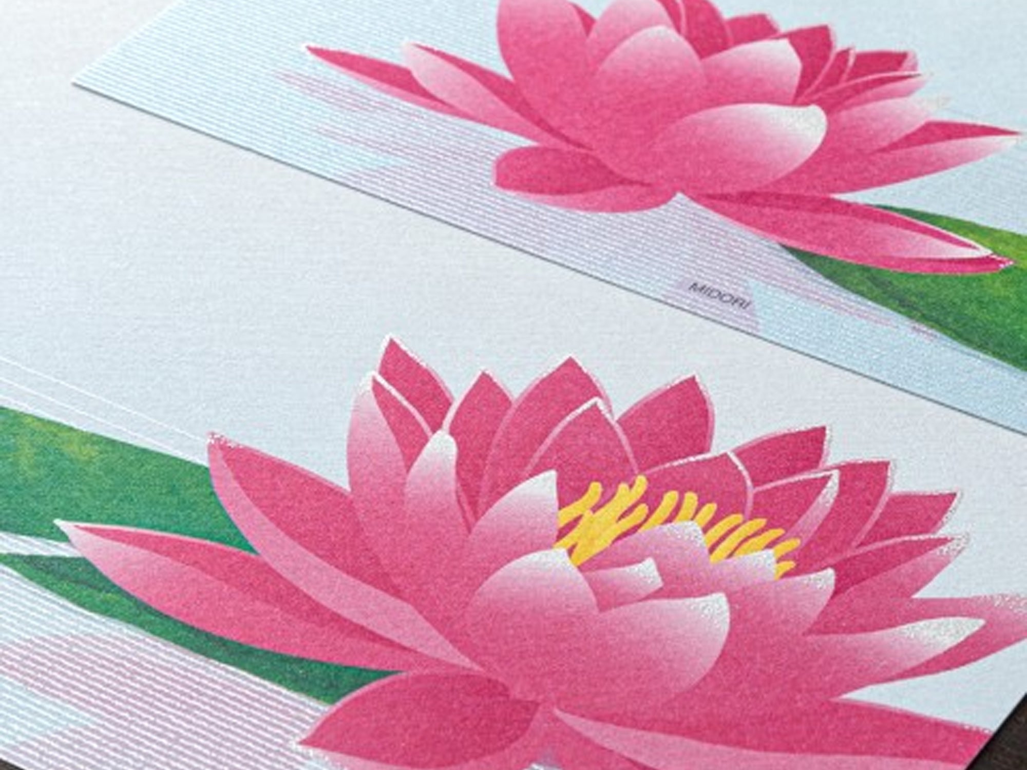 Midori Seasonal Letter Pad - 175 Water Lily Reflection