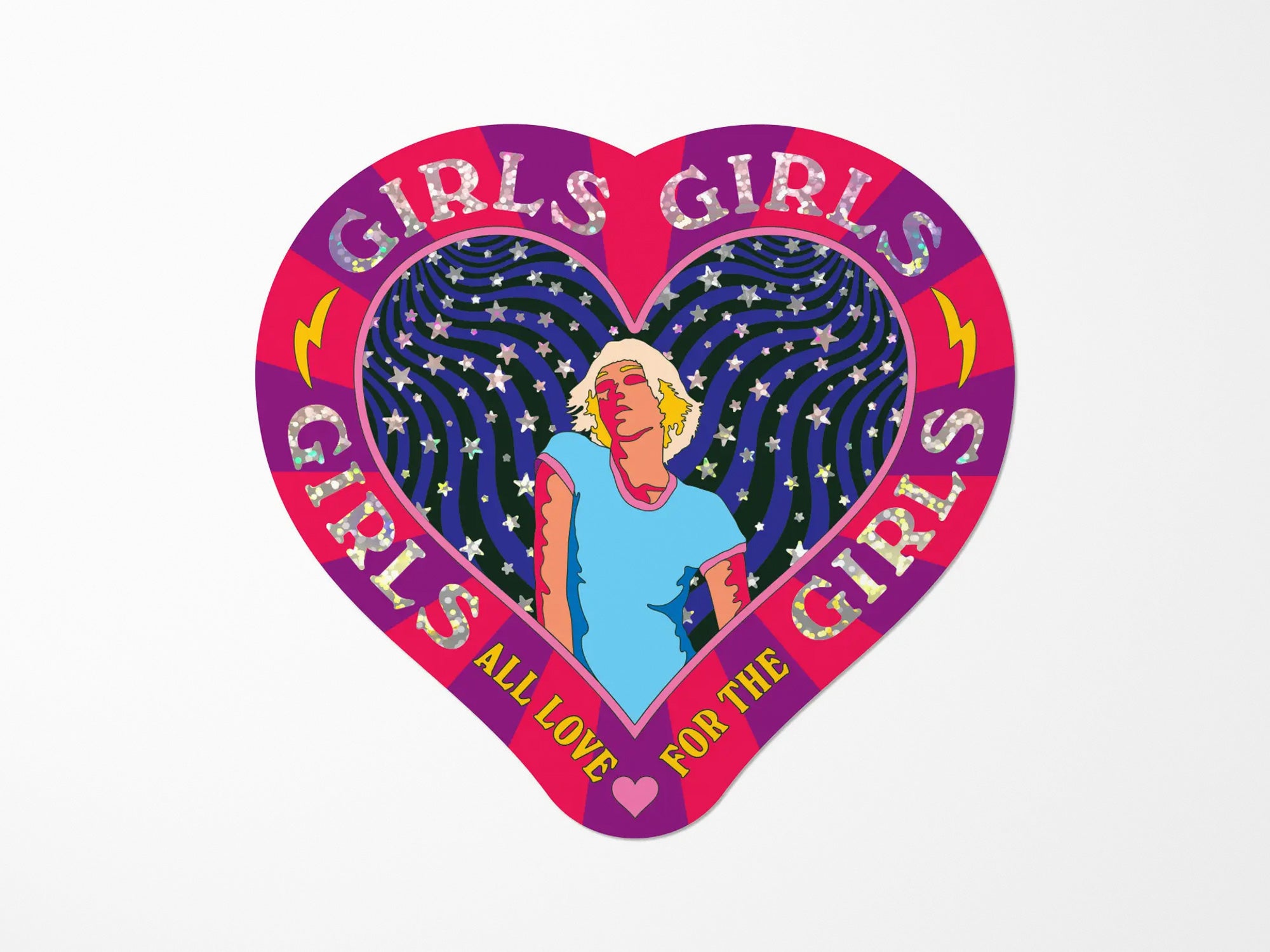 Girls Girls Girls Vinyl Sticker