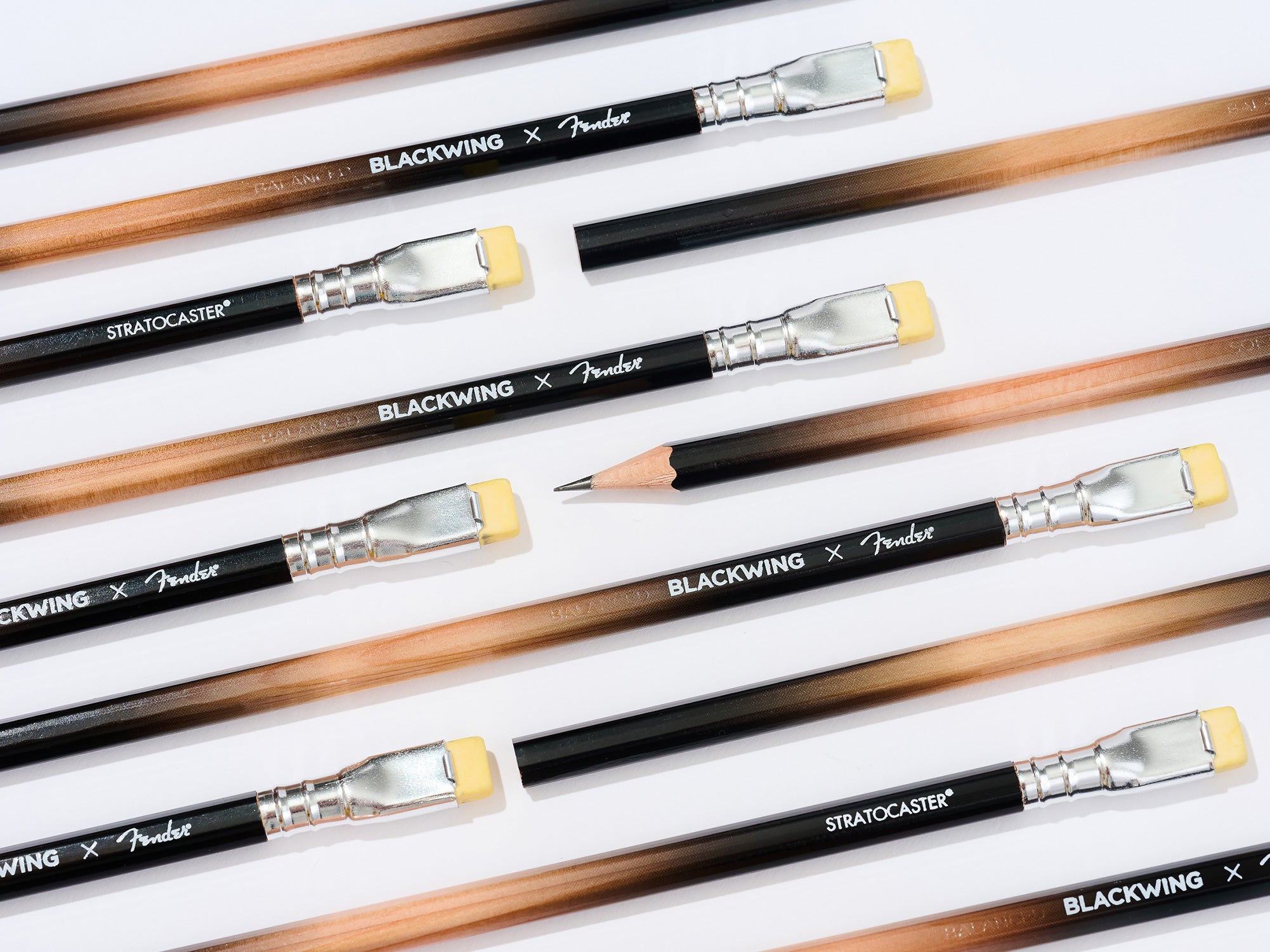 Blackwing x Fender Sunburst Stratocaster Pencils - Set of 12