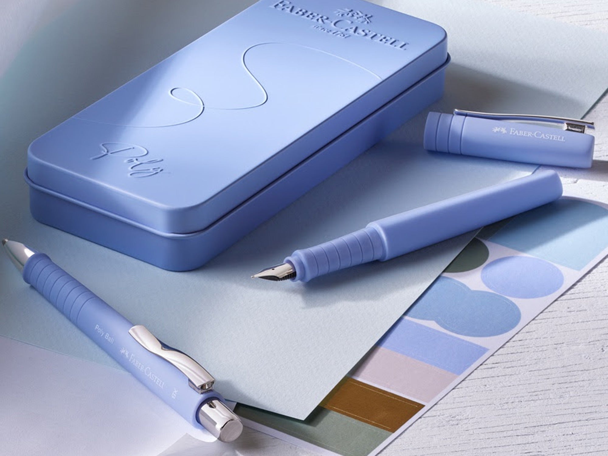 Faber Castell Poly Ball Pen Collection - Pale Iris