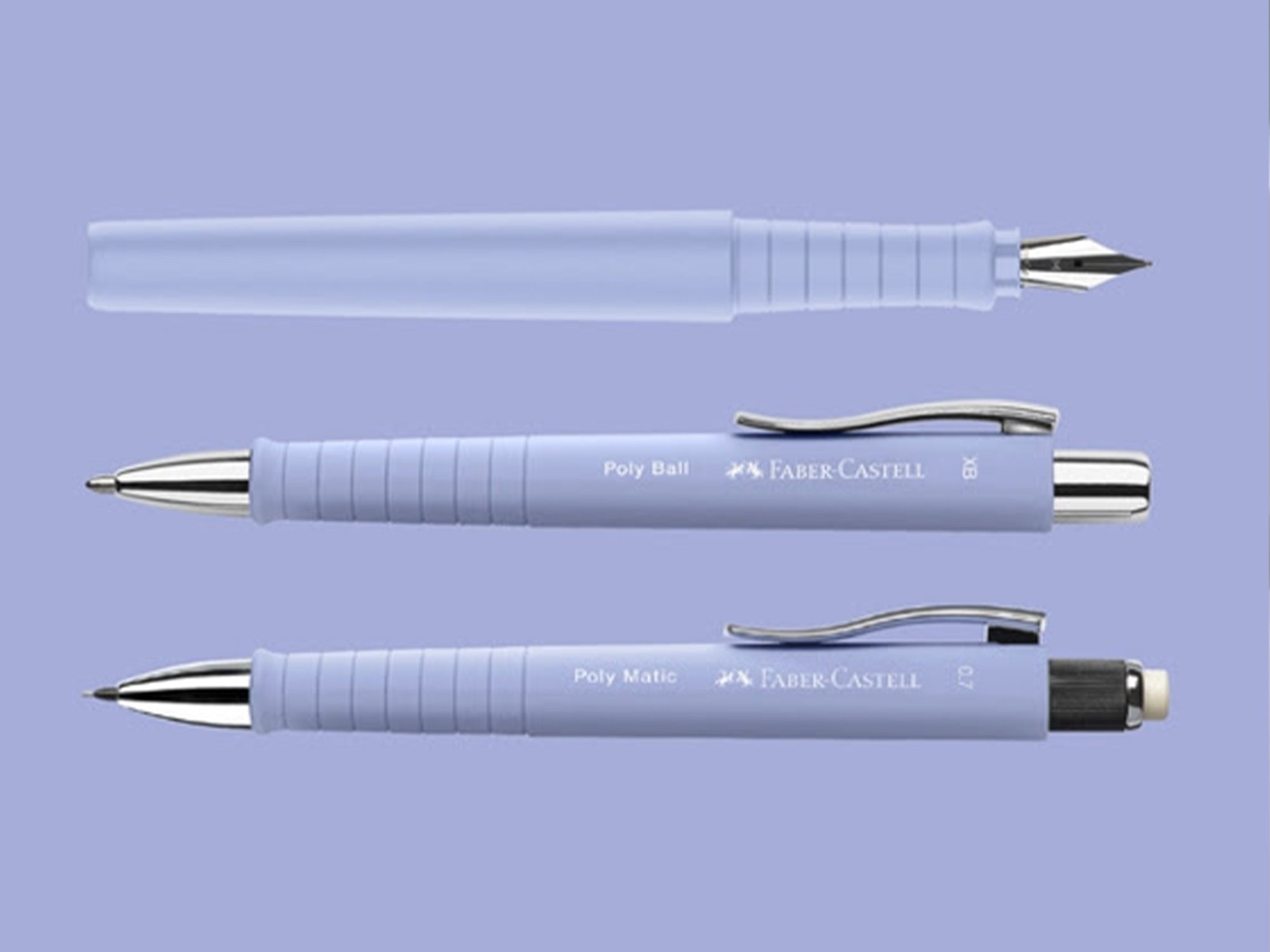 Faber Castell Poly Ball Pen Collection - Pale Iris