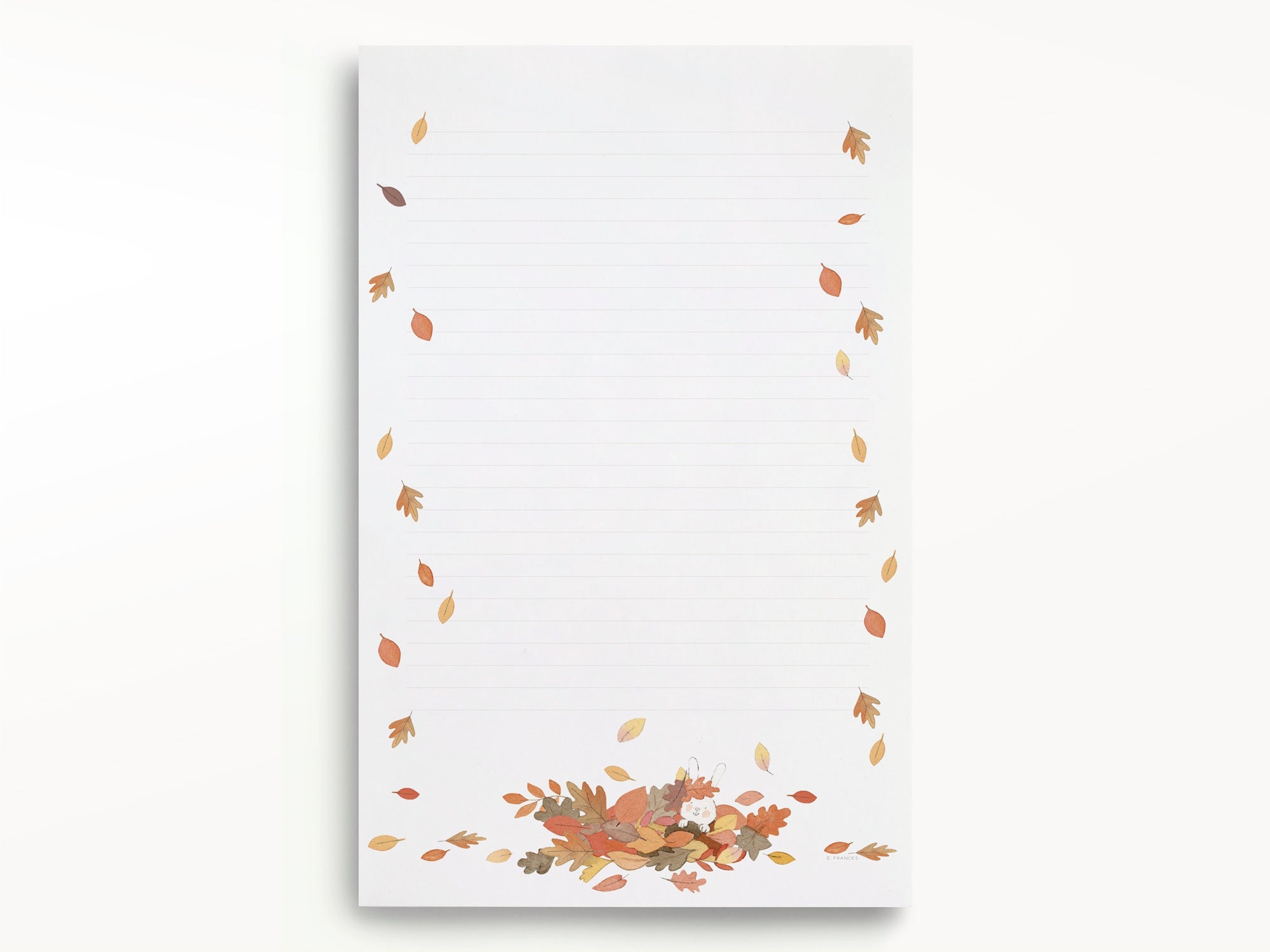 Falling Leaves Notepad