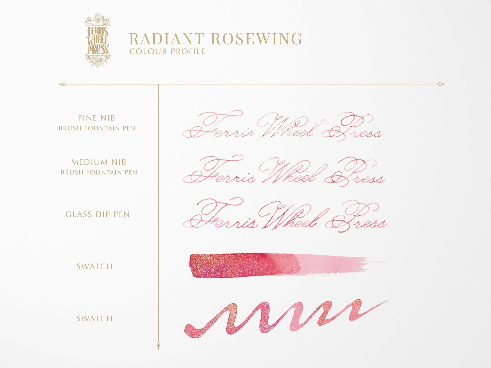 Ferri Tales Radiant Rosewing Fountain Pen Ink