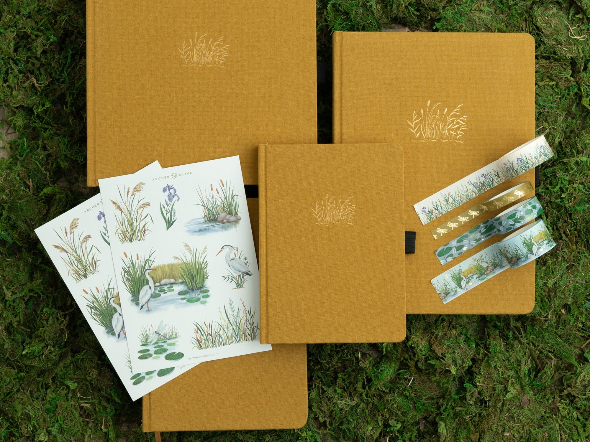 Gentle Breeze 8x8 Dot Grid Journal