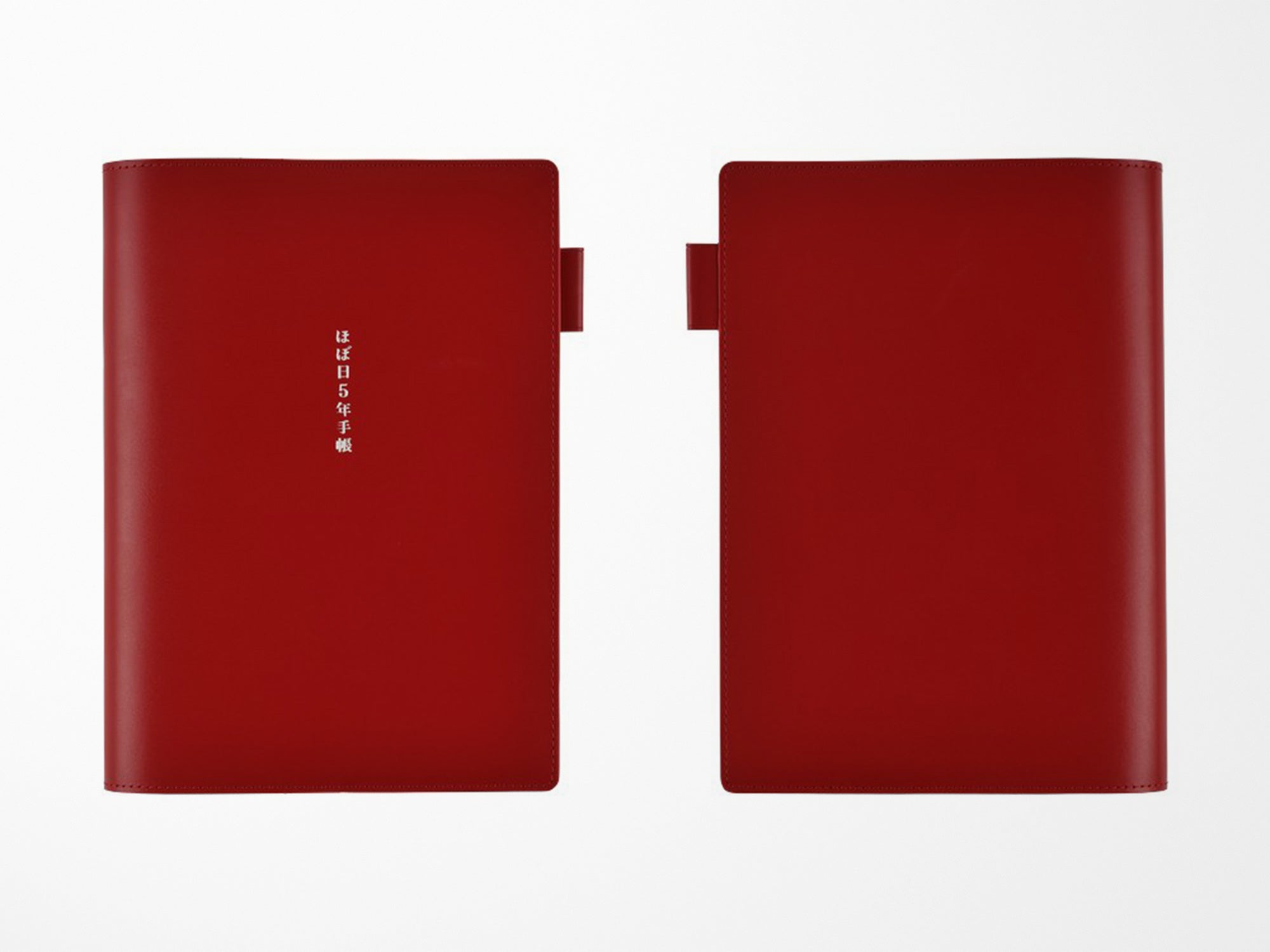 Hobonichi 5-Year Techo Leather Cover + Book - A5 Red
