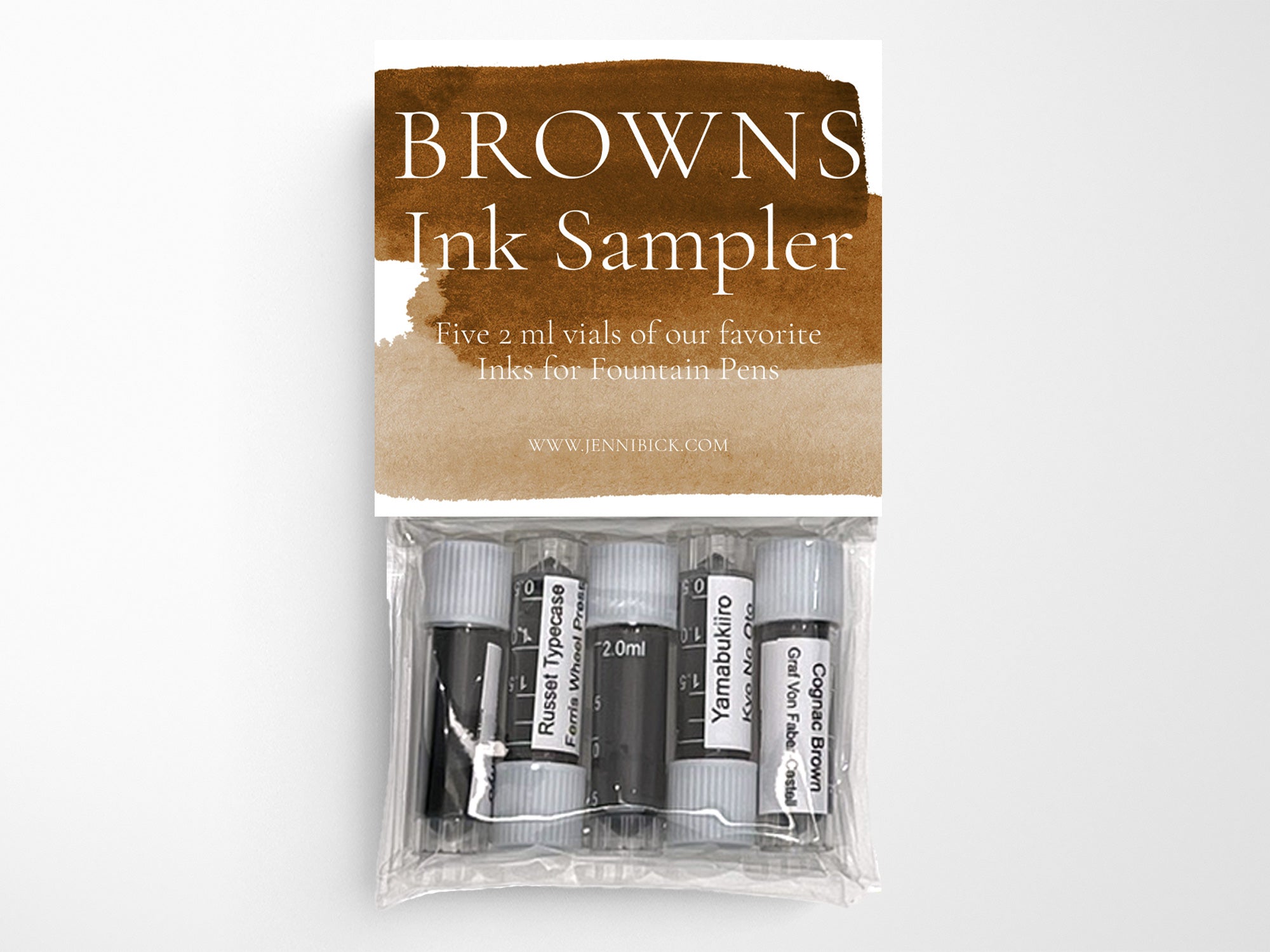 Ink Sampler Set of 5 Browns