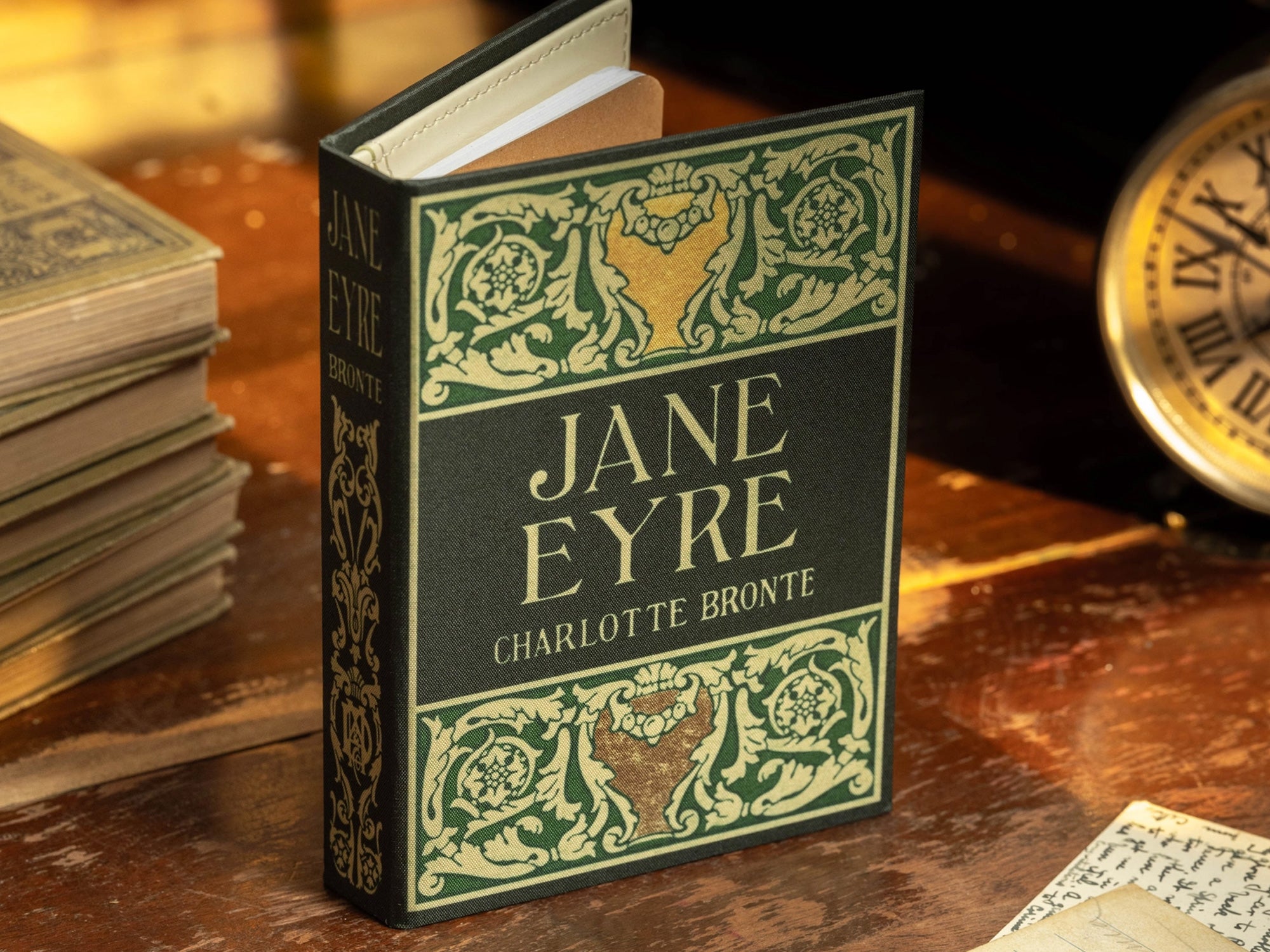 Jane Eyre (Forest Green) Passport / Notebook Wallet