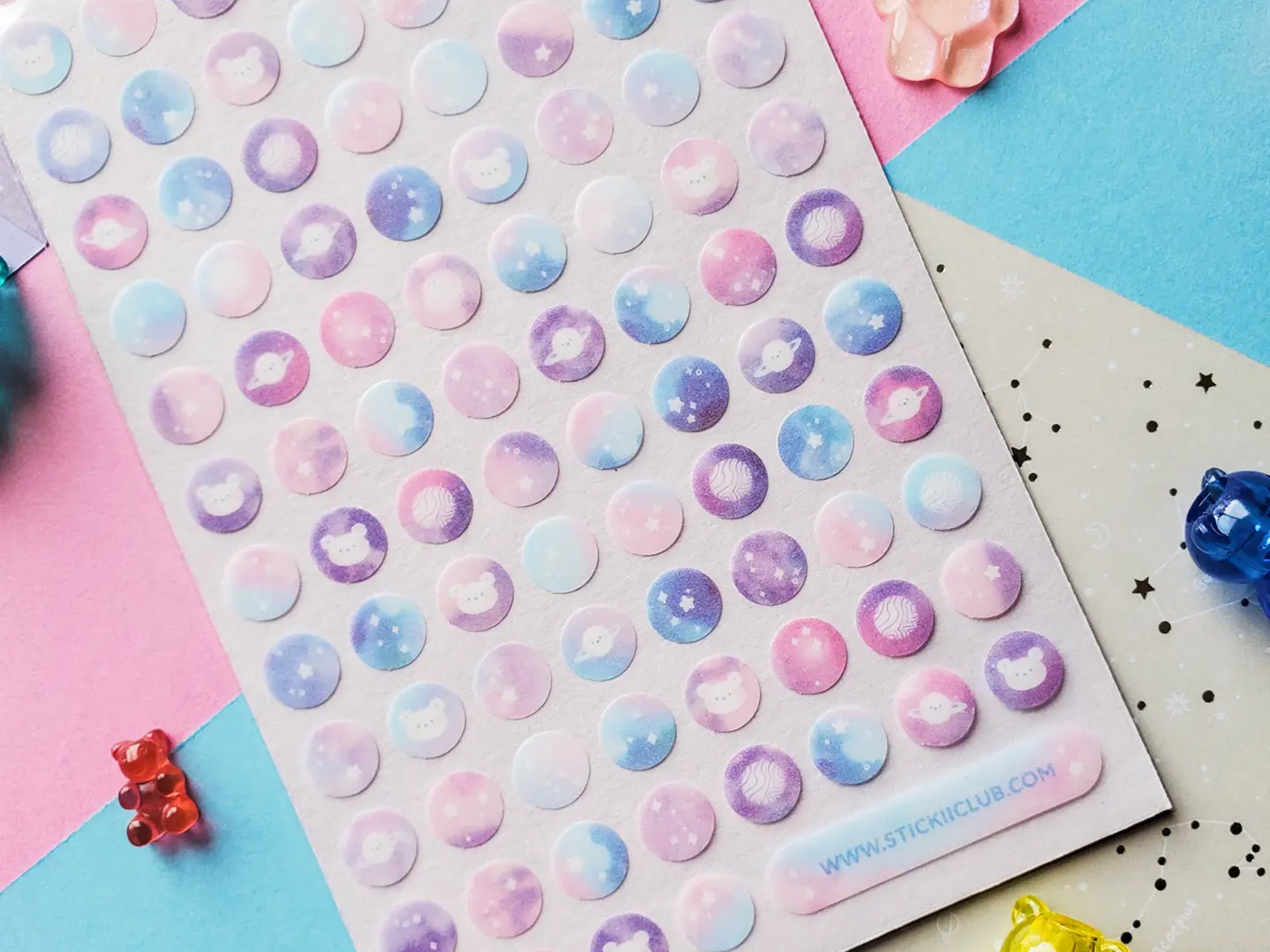 Kawaii Universe Sticker Sheet