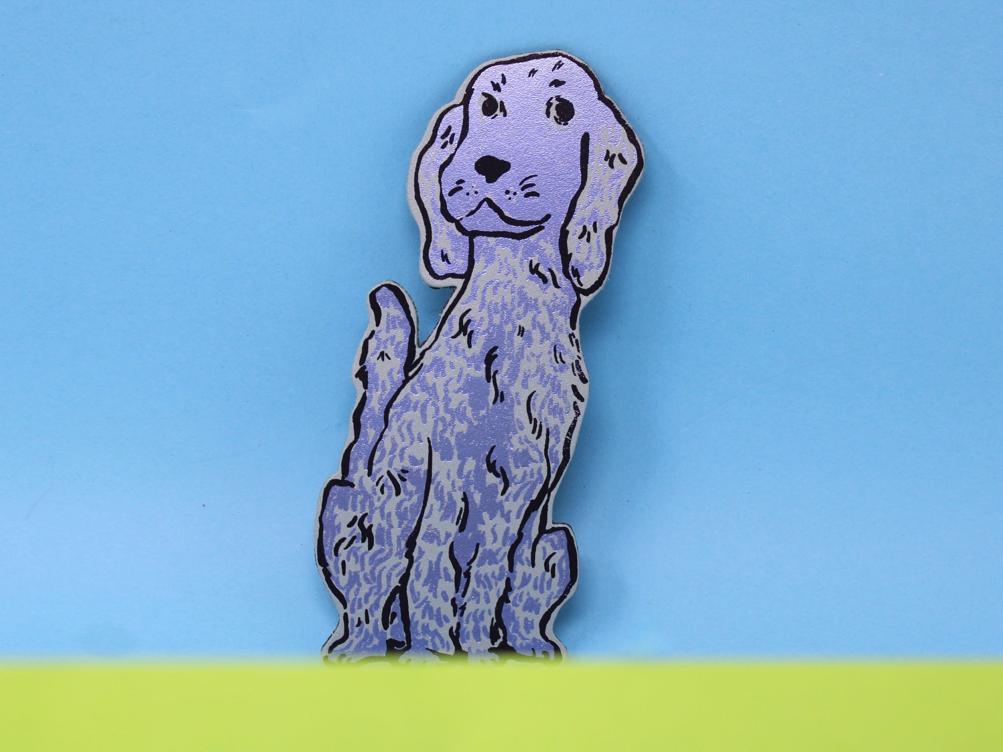 Leather Spaniel Magnet