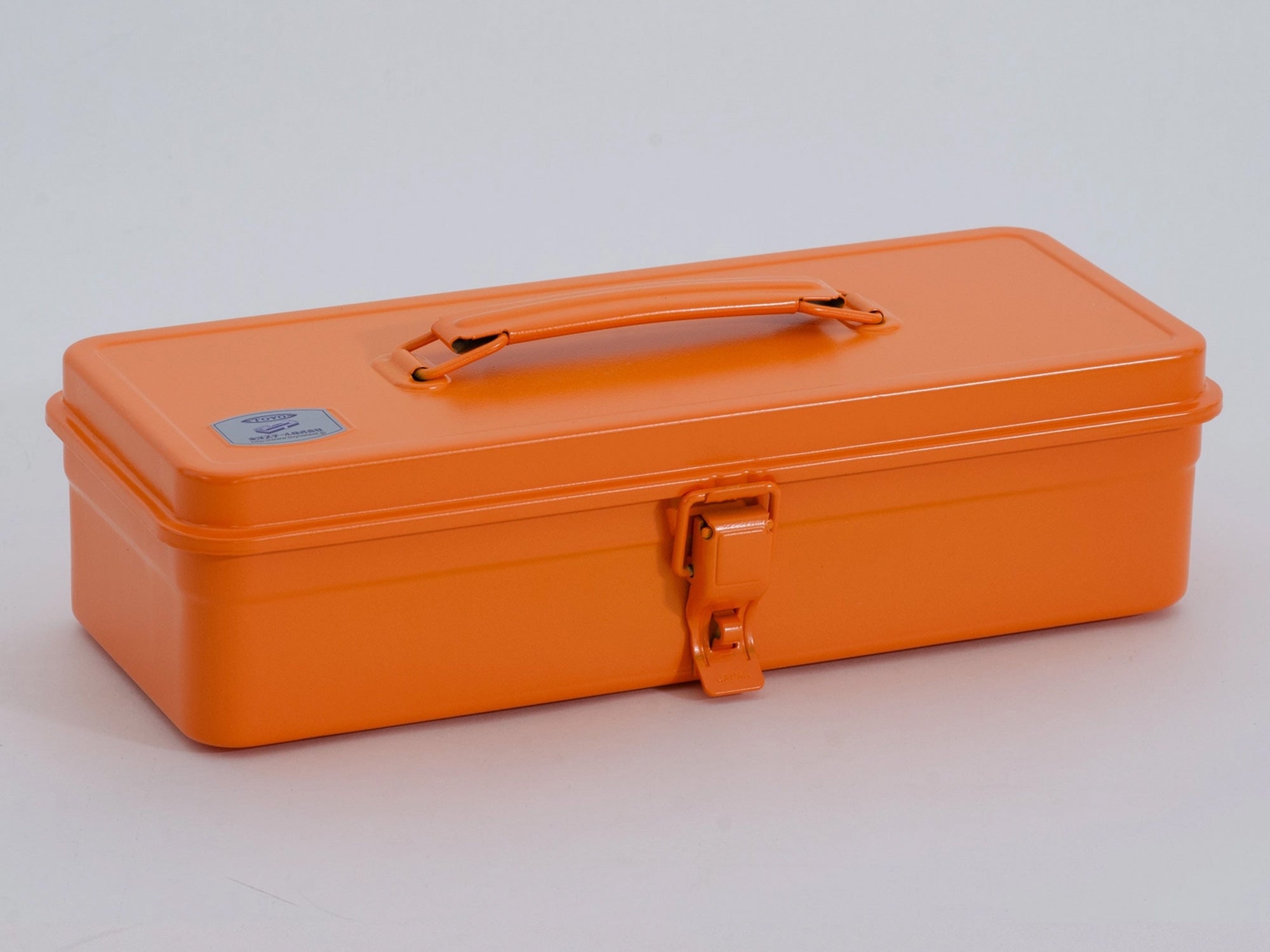 Steel Tool Box With Handle and Flat Lid