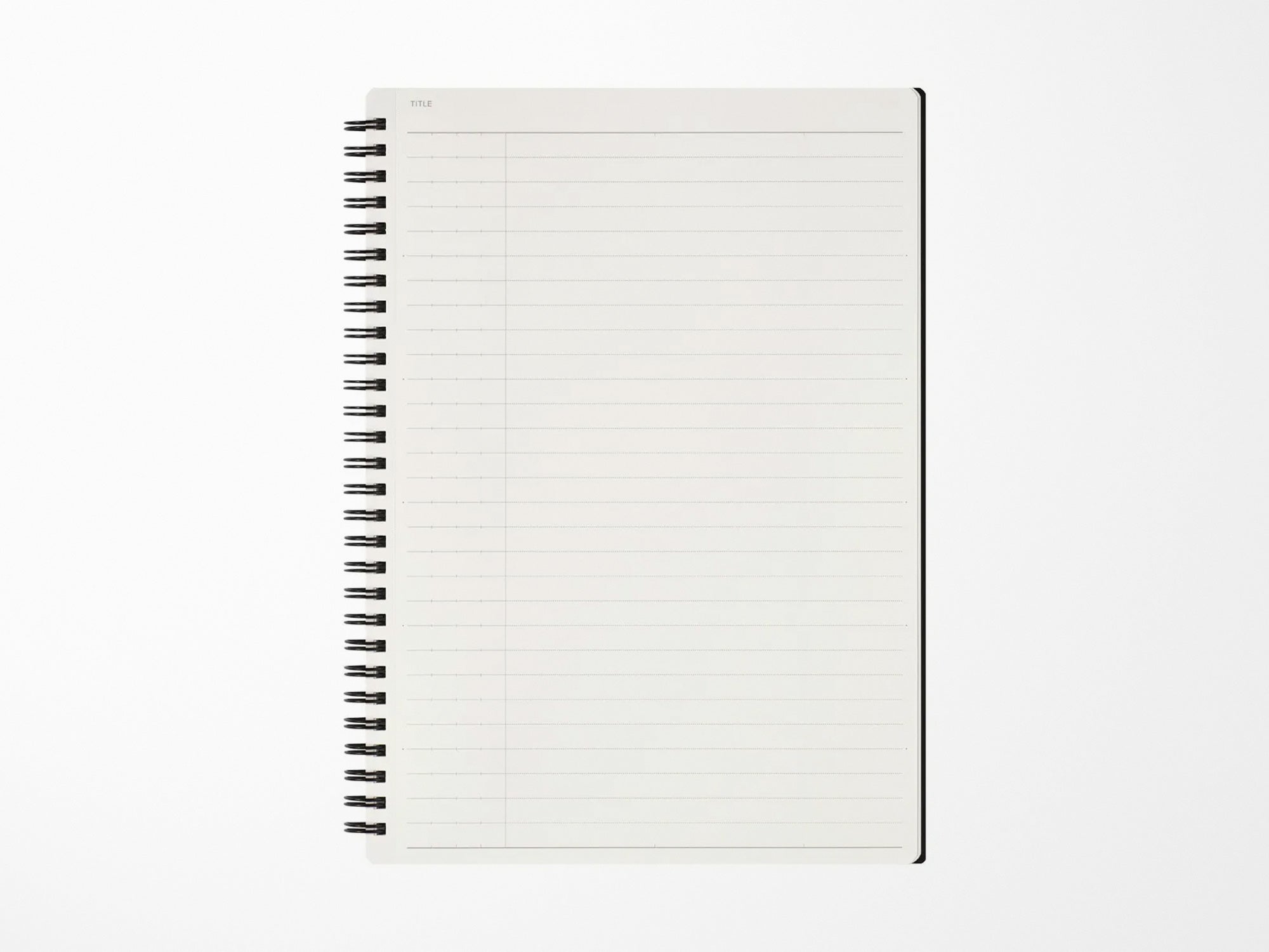 Maruman Mnemosyne Notebook N174 - B5 8mm Lined with Vertical Divider