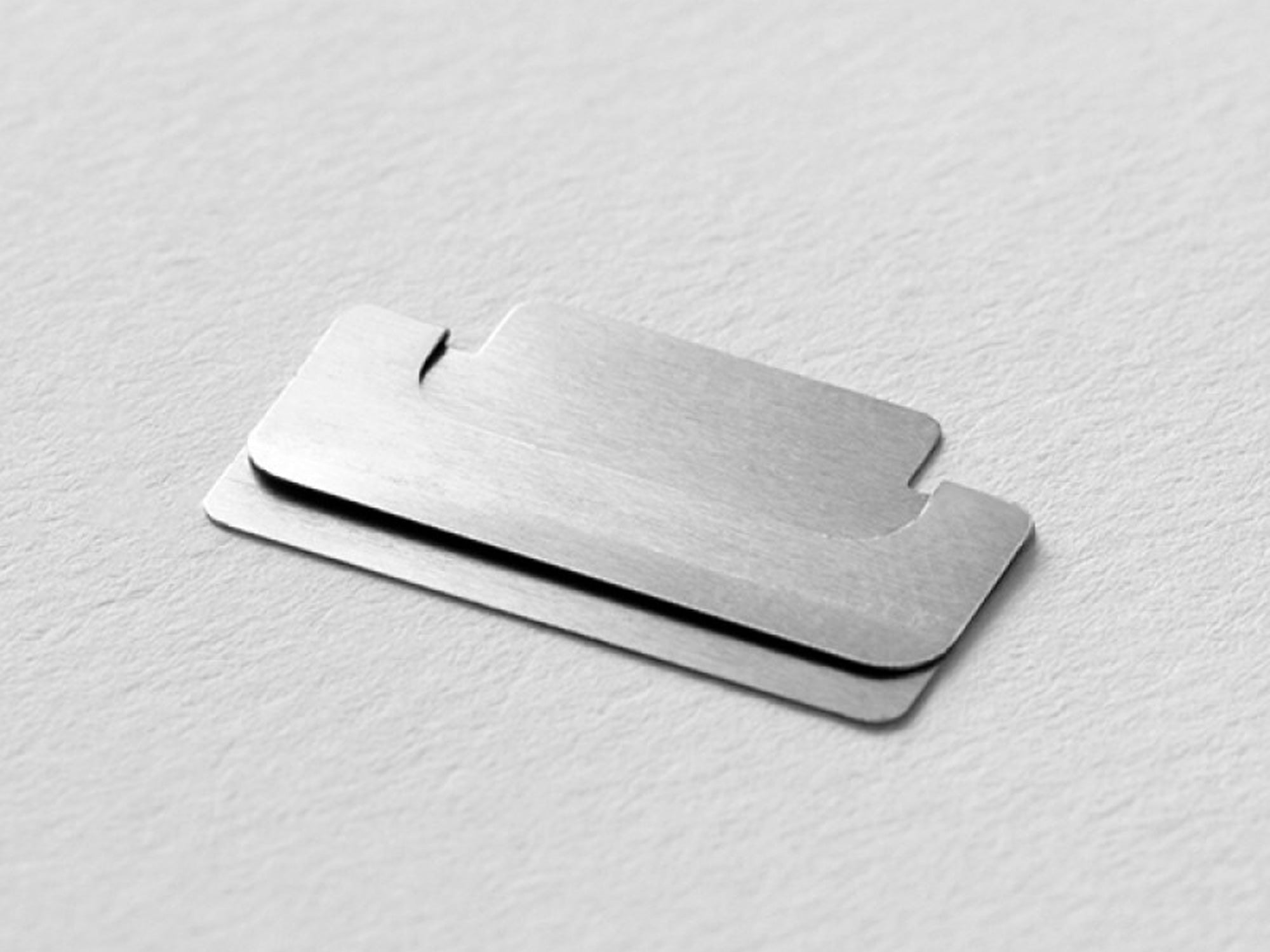 Midori Index Clips Chiratto Silver M