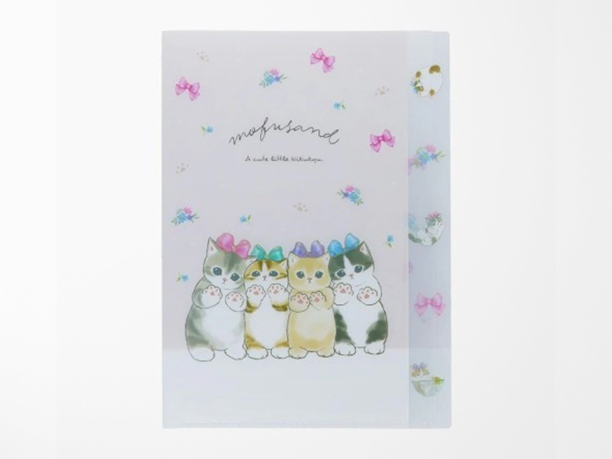 Mofusand Clear Pocket Folder A4 - Cat Paws