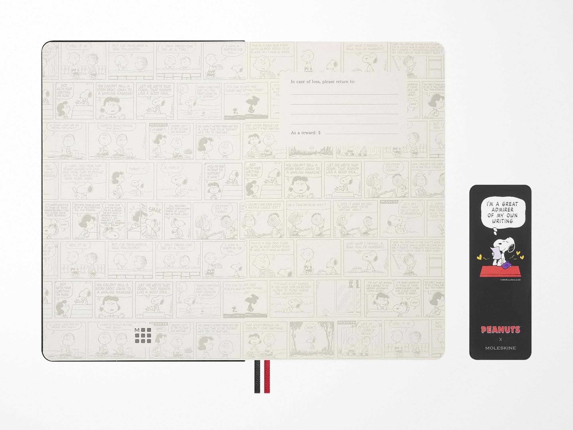 Moleskine Peanuts Limited Edition Notebook - Black Snoopy