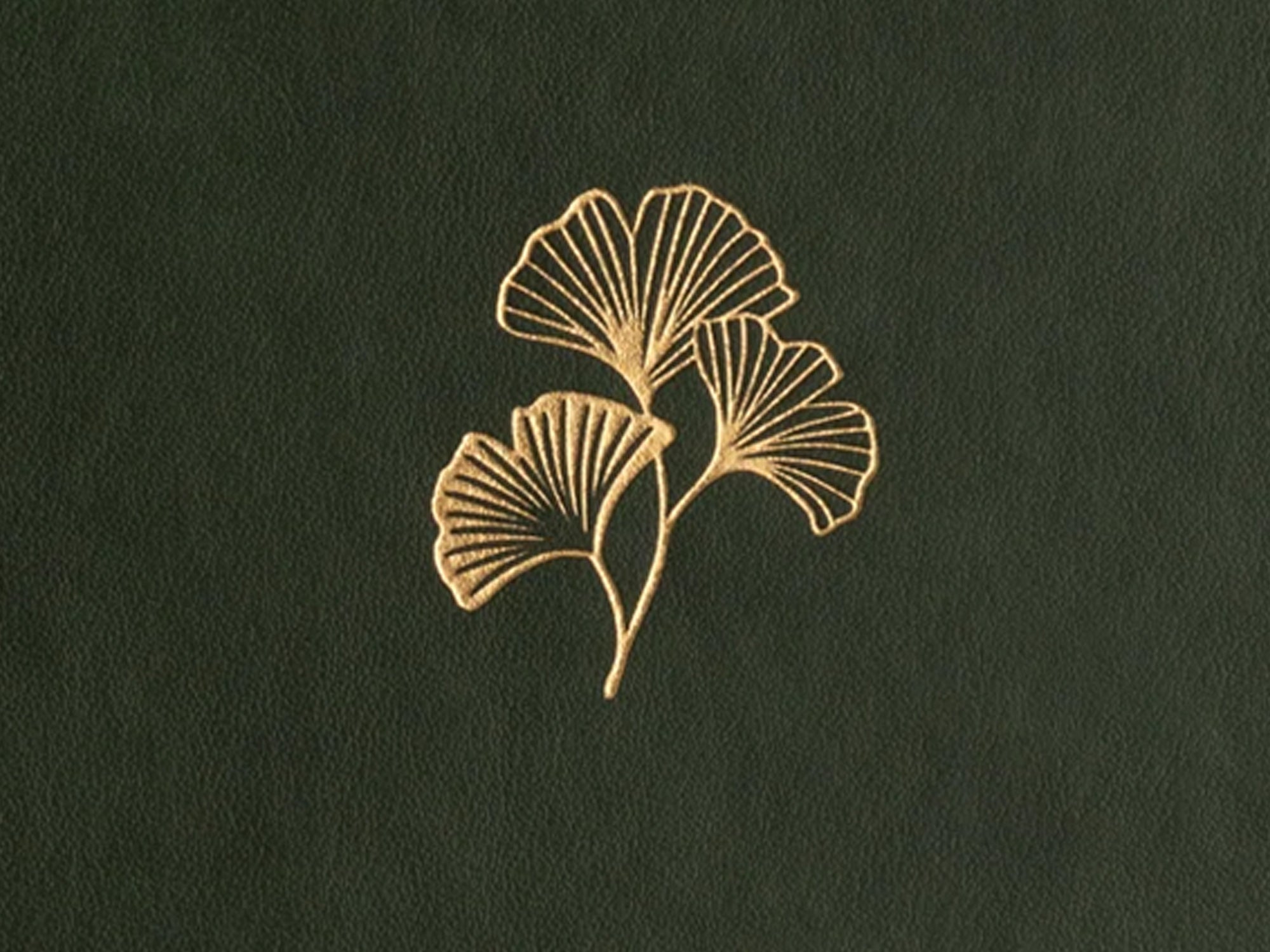 New! Limited Edition Ginkgo Leaf A5 Dot Grid Journal
