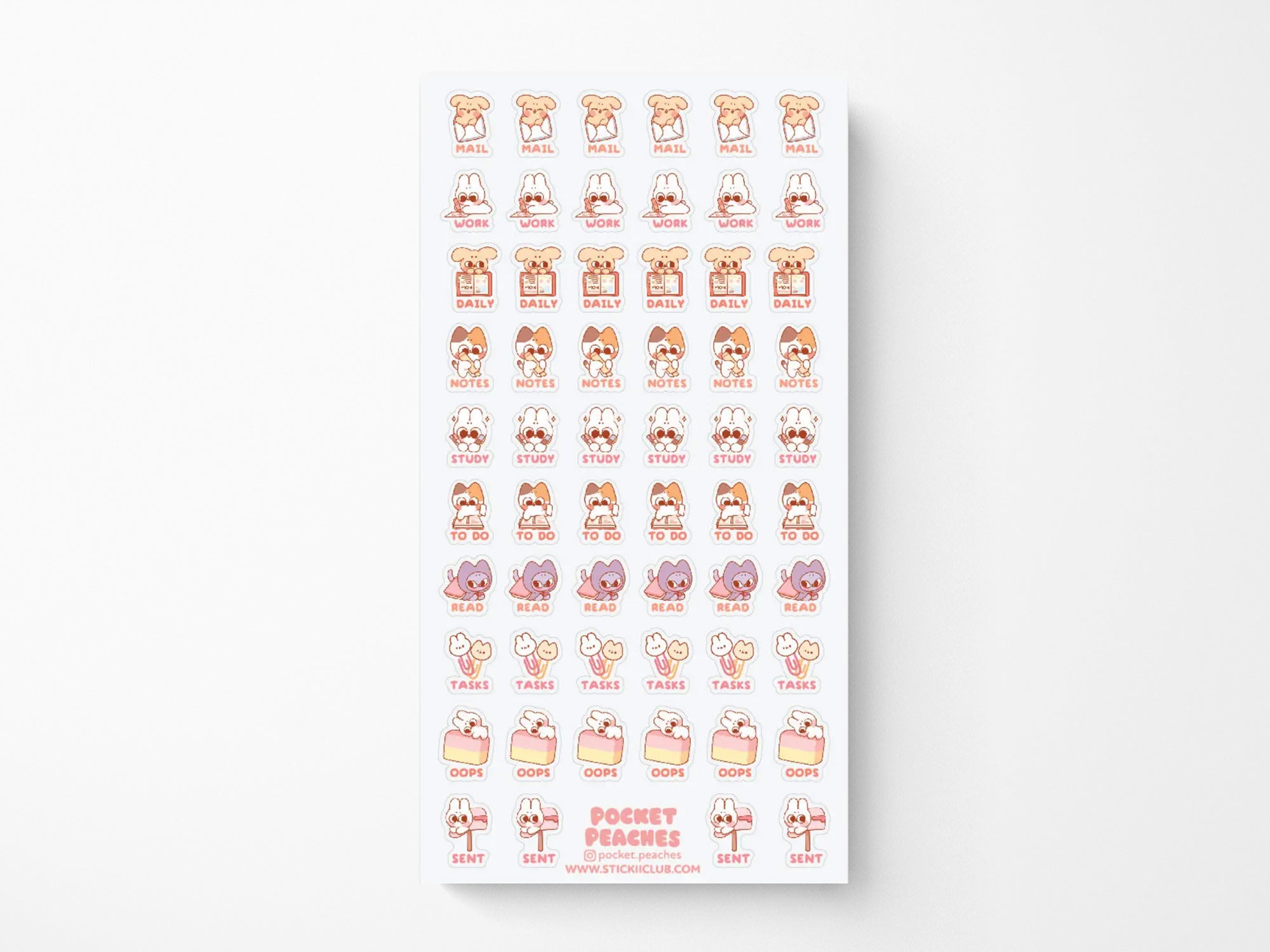 Planner Cuties Sticker Sheet