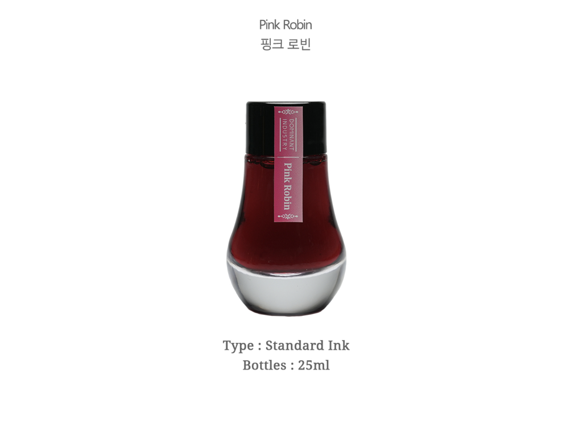 Dominant Industry Bottled Ink - Alchemist Pink Robin