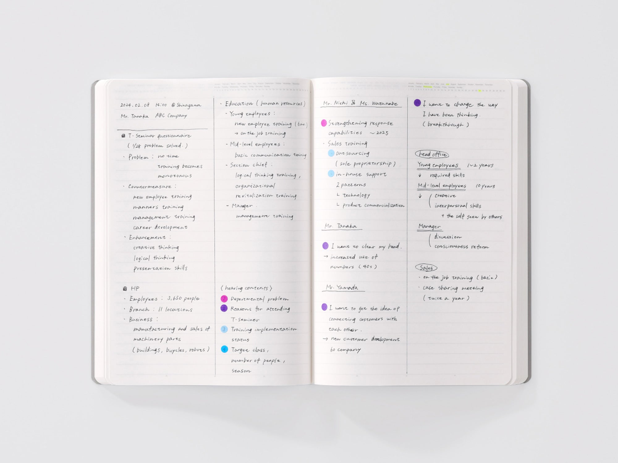 Stalogy Editors Series 365 Days Lined Page Notebook