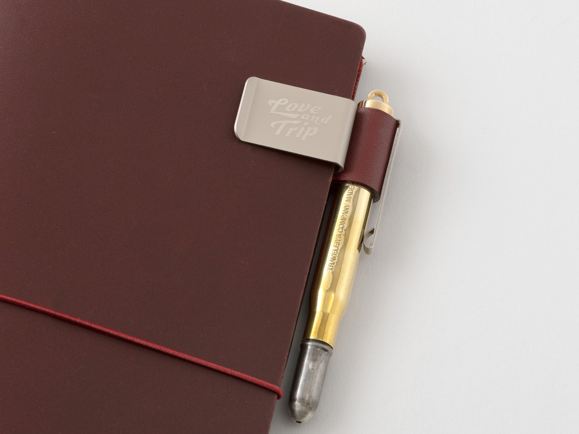 TRAVELER'S Notebook Pen Holder - Love and Trip Red Limited Edition